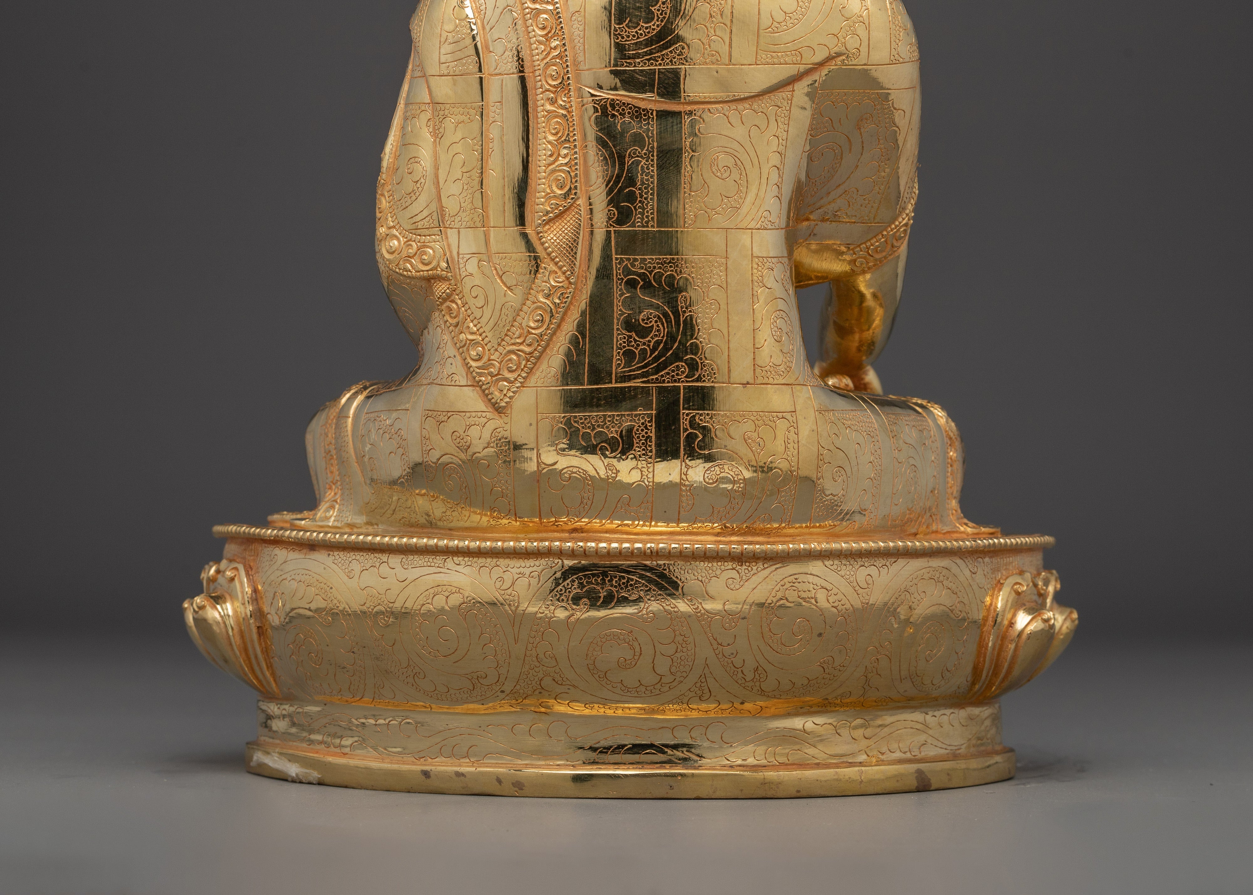 Shakyamuni Buddha Peaceful Copper Artwork | Gautama Buddha Sculpture