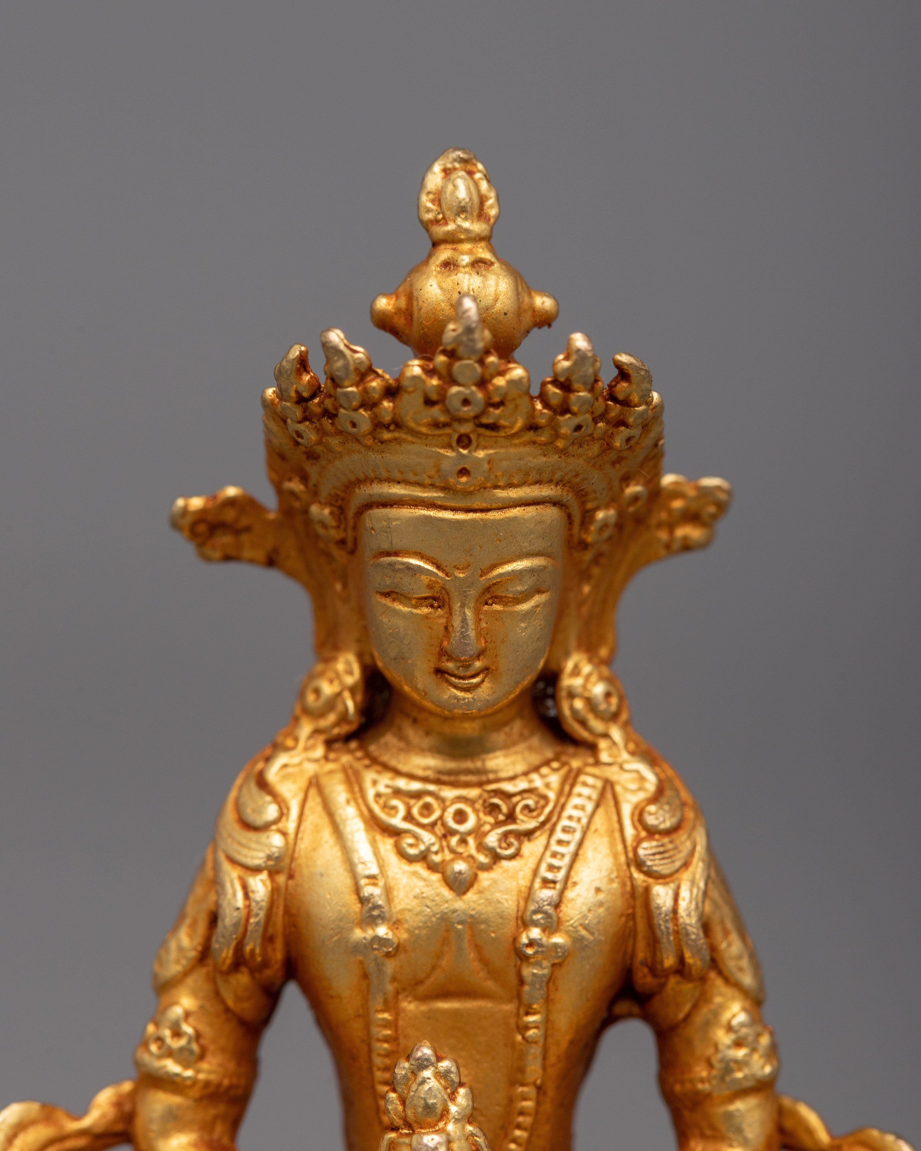Amitayus Machine Made Buddha Statue | Embodiment of Eternal Life and Spiritual Blessings