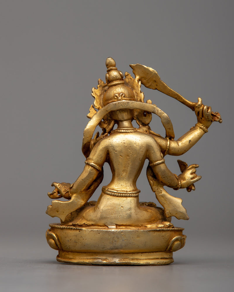 Machine Made Manjushri Statue |  Craftsmanship Radiating Wisdom and Enlightenment