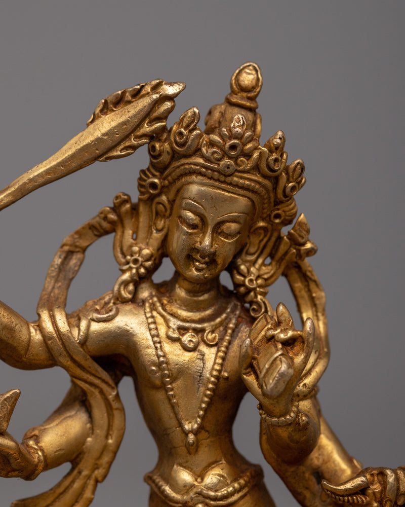 Machine Made Manjushri Statue |  Craftsmanship Radiating Wisdom and Enlightenment