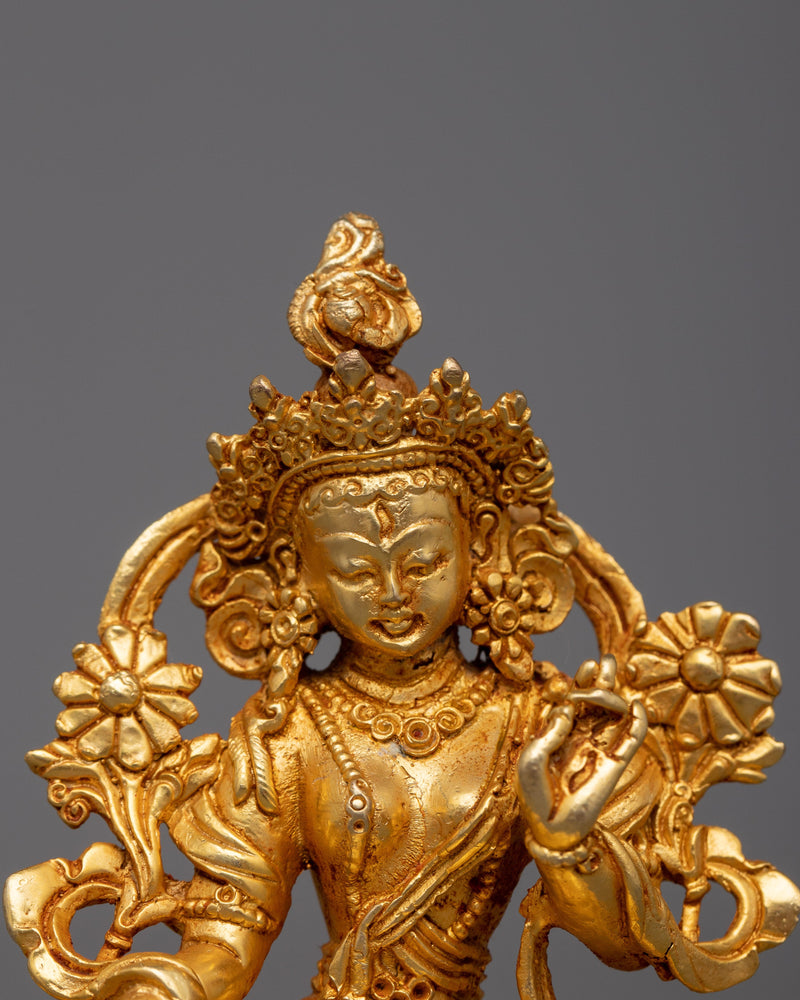 White Tara Machine Made Statue | Symbol of Compassionate Enlightenment