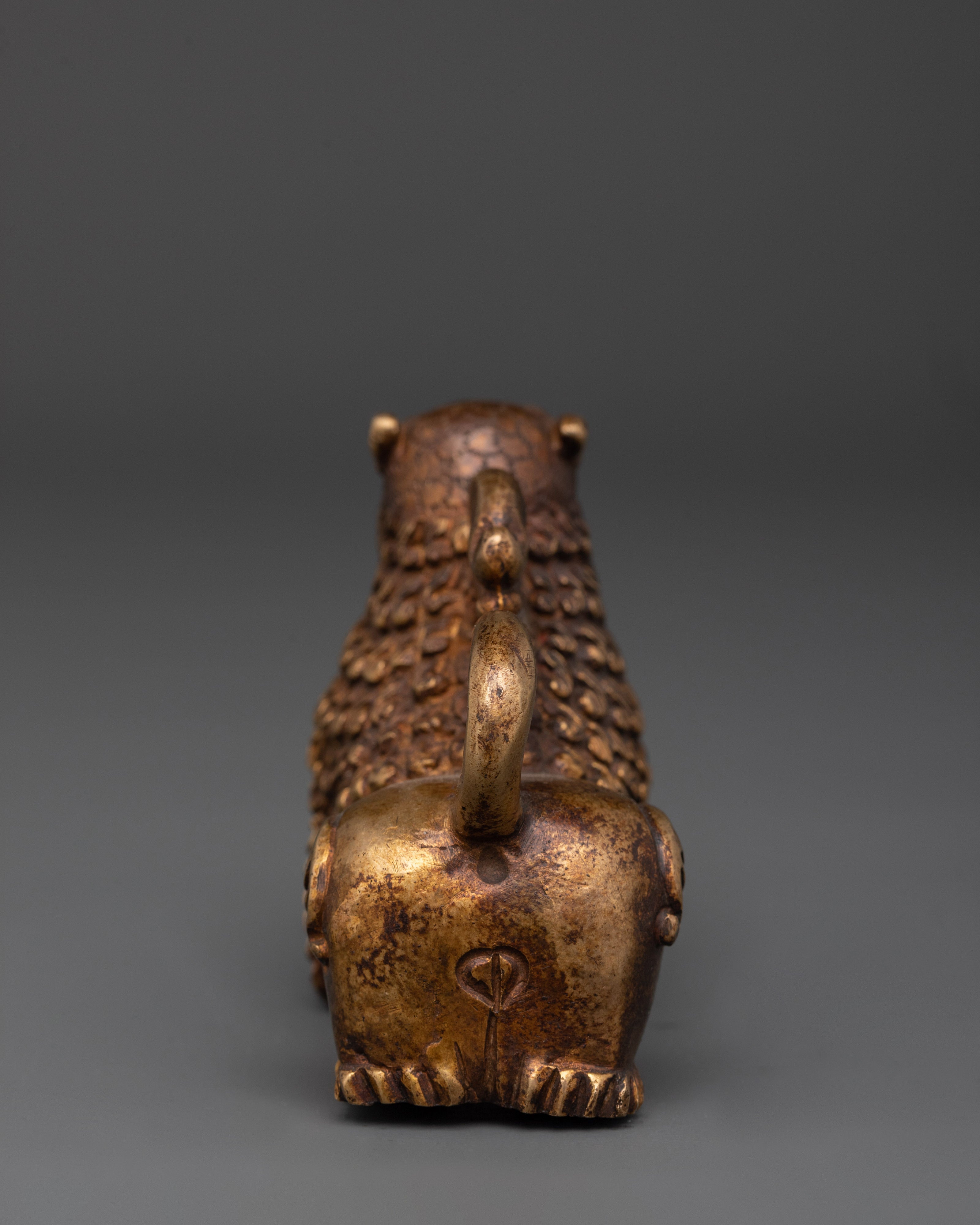 Sacred Guardian Lion Statue Set Spiritual Protection