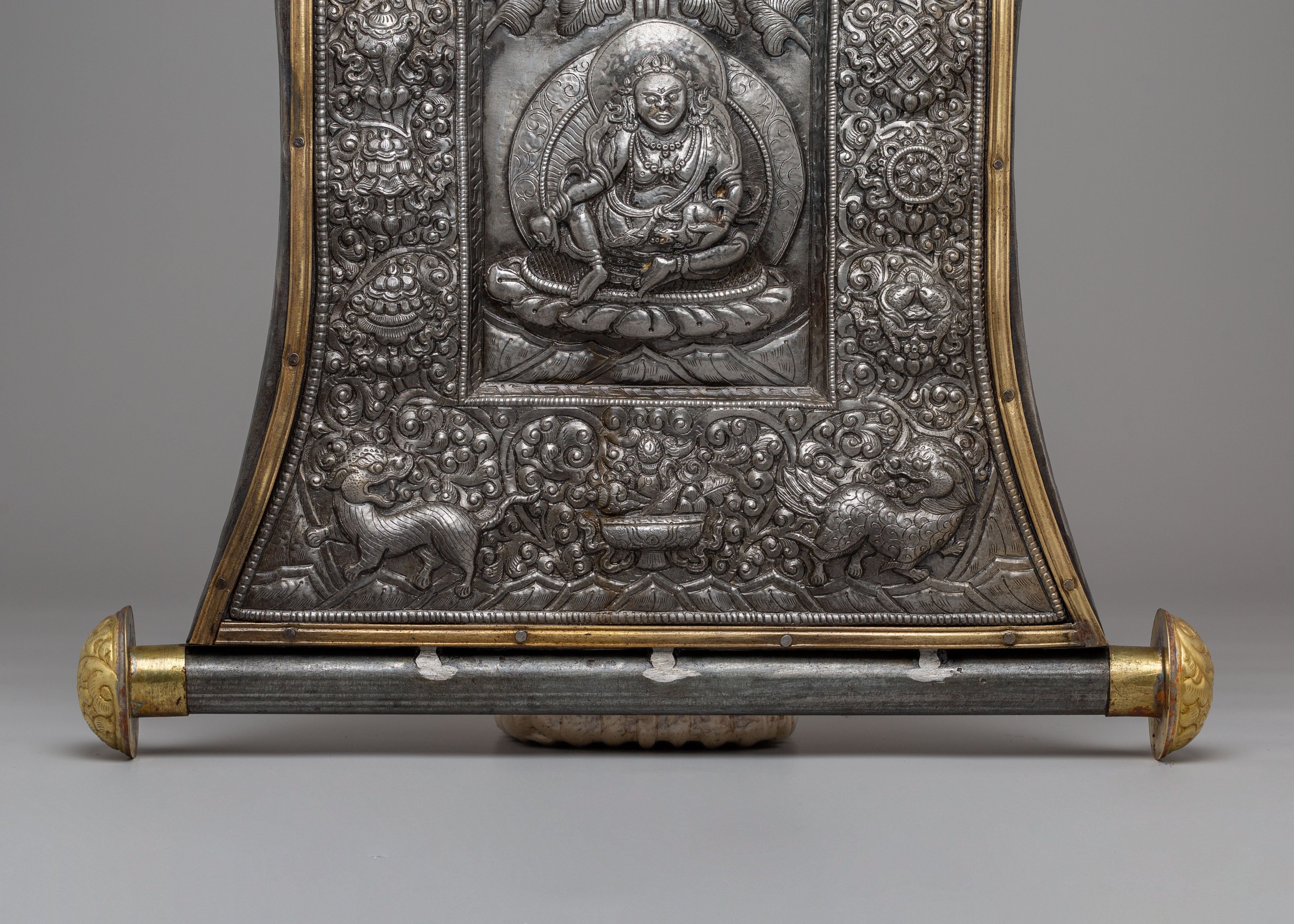 Sacred Dzambhala Wall Hanging | Tibetan Wealth Deity Art