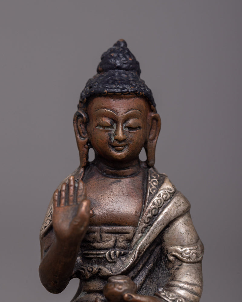 Machine Molded Amoghasiddhi Buddha Statue | Intricately Crafted of the Enlightened One