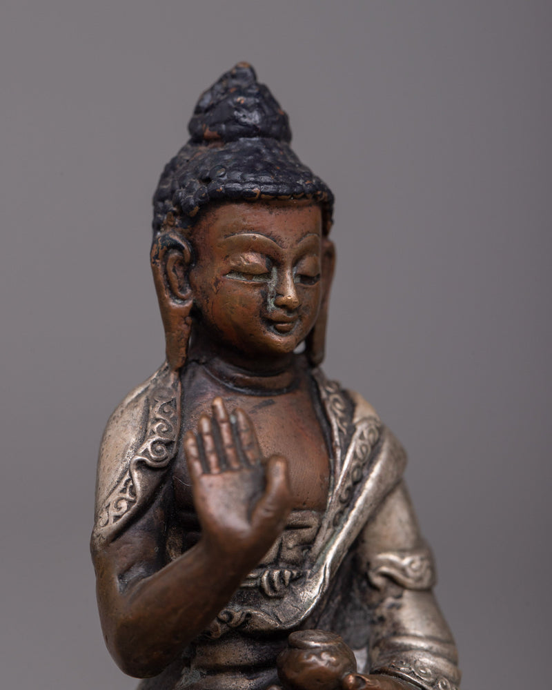 Machine Molded Amoghasiddhi Buddha Statue | Intricately Crafted of the Enlightened One