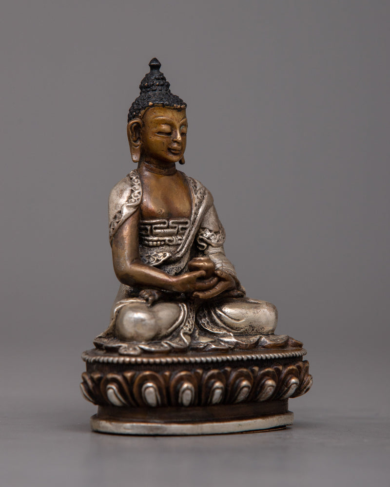 Copper Amitabha Buddha Statue | Buddha of Infinite Light, Crafted in Copper