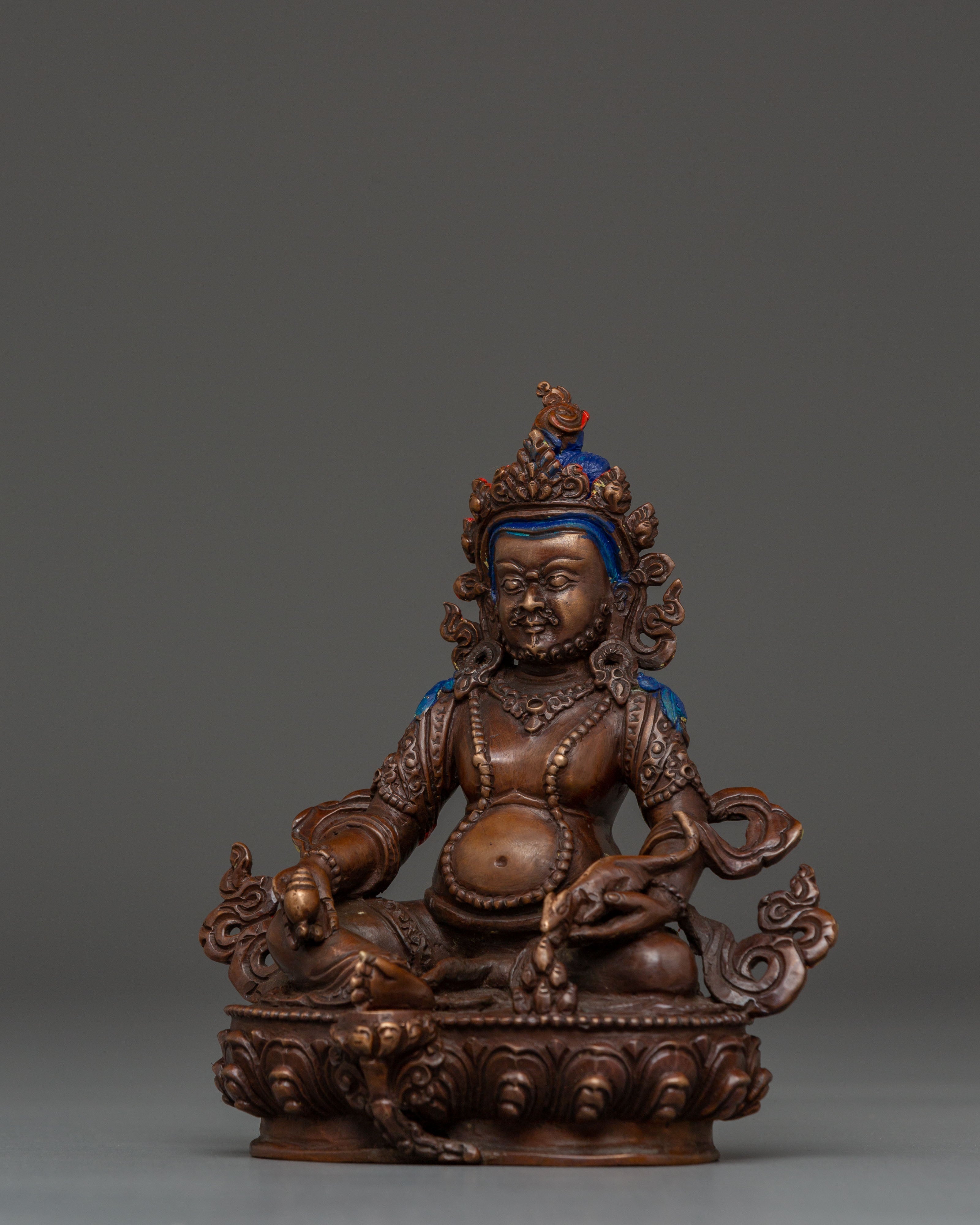 Himalayan Statue of Wealth Lord Dzambhala | Abundance and Prosperity