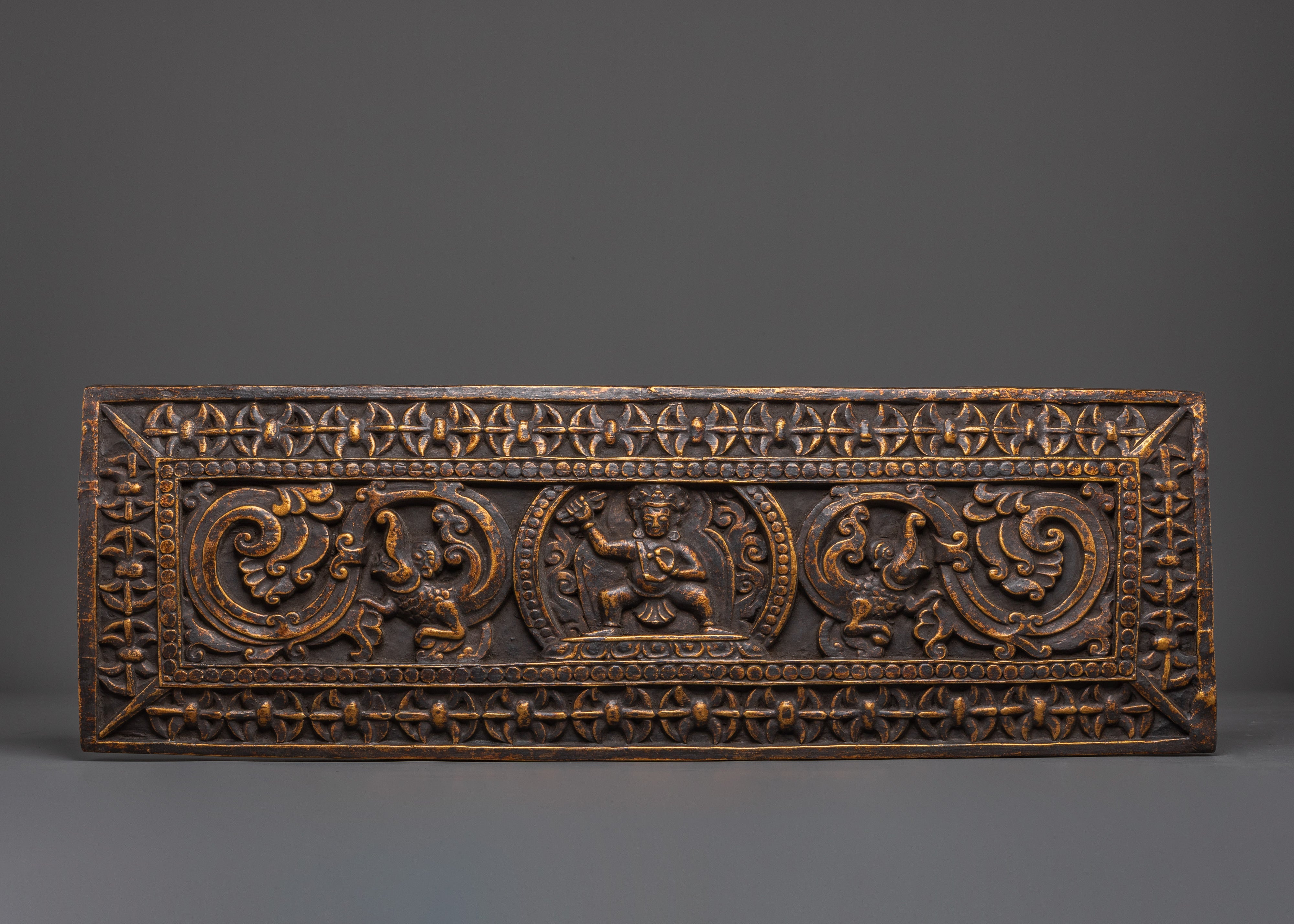 Handcrafted Traditional Brass Wall Hanging | Antique Finish Decorative Panel