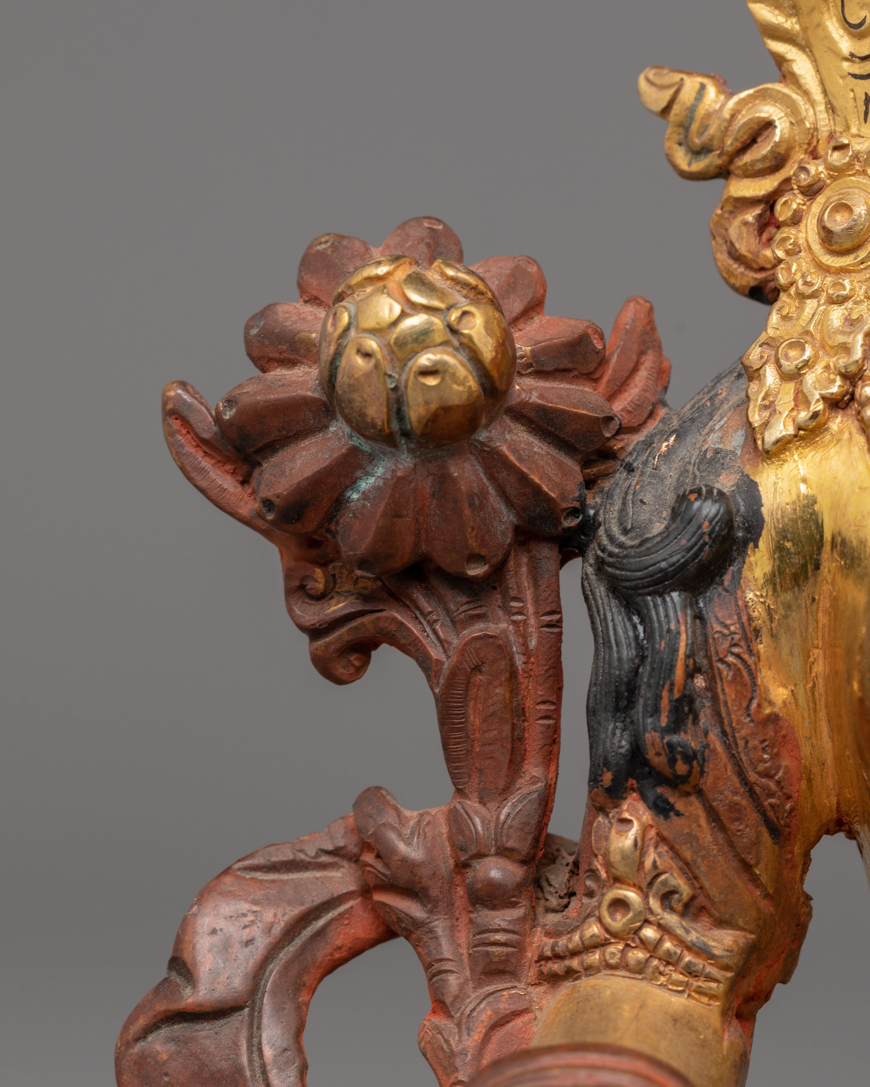 Oxidized Copper White Tara Statue | Buddhist Healing Tara