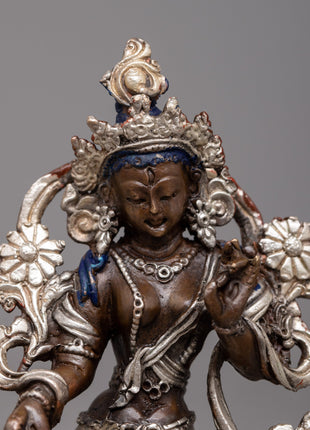 Machine Made Sita Tara Statue |  Exquisite Craftsmanship for Spiritual Devotion