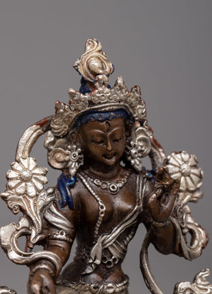 Machine Made Sita Tara Statue |  Exquisite Craftsmanship for Spiritual Devotion