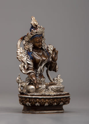 Machine Made Sita Tara Statue |  Exquisite Craftsmanship for Spiritual Devotion
