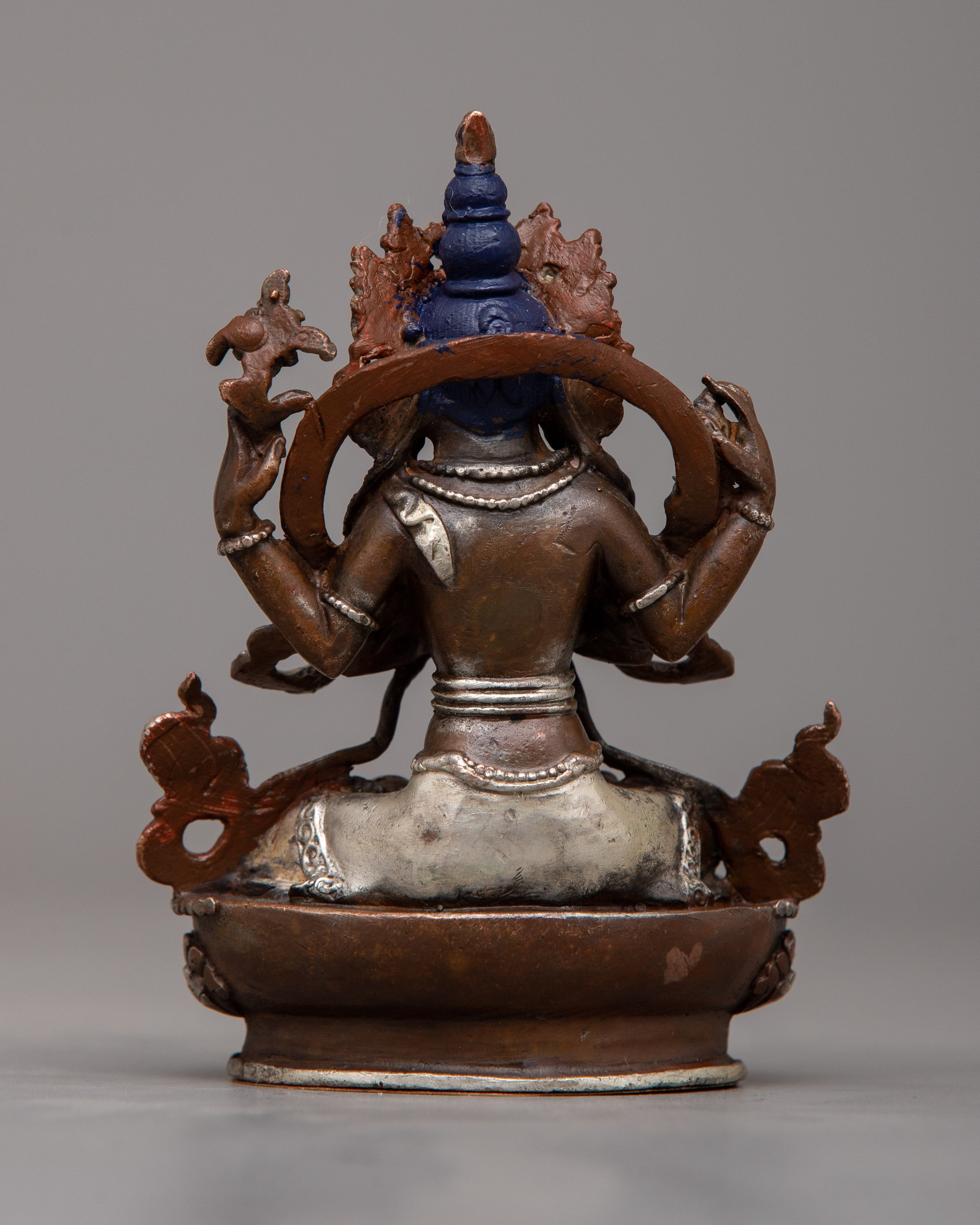 Silver Plated Chenresig Statue | Symbolism and Sacred Meanings Deity