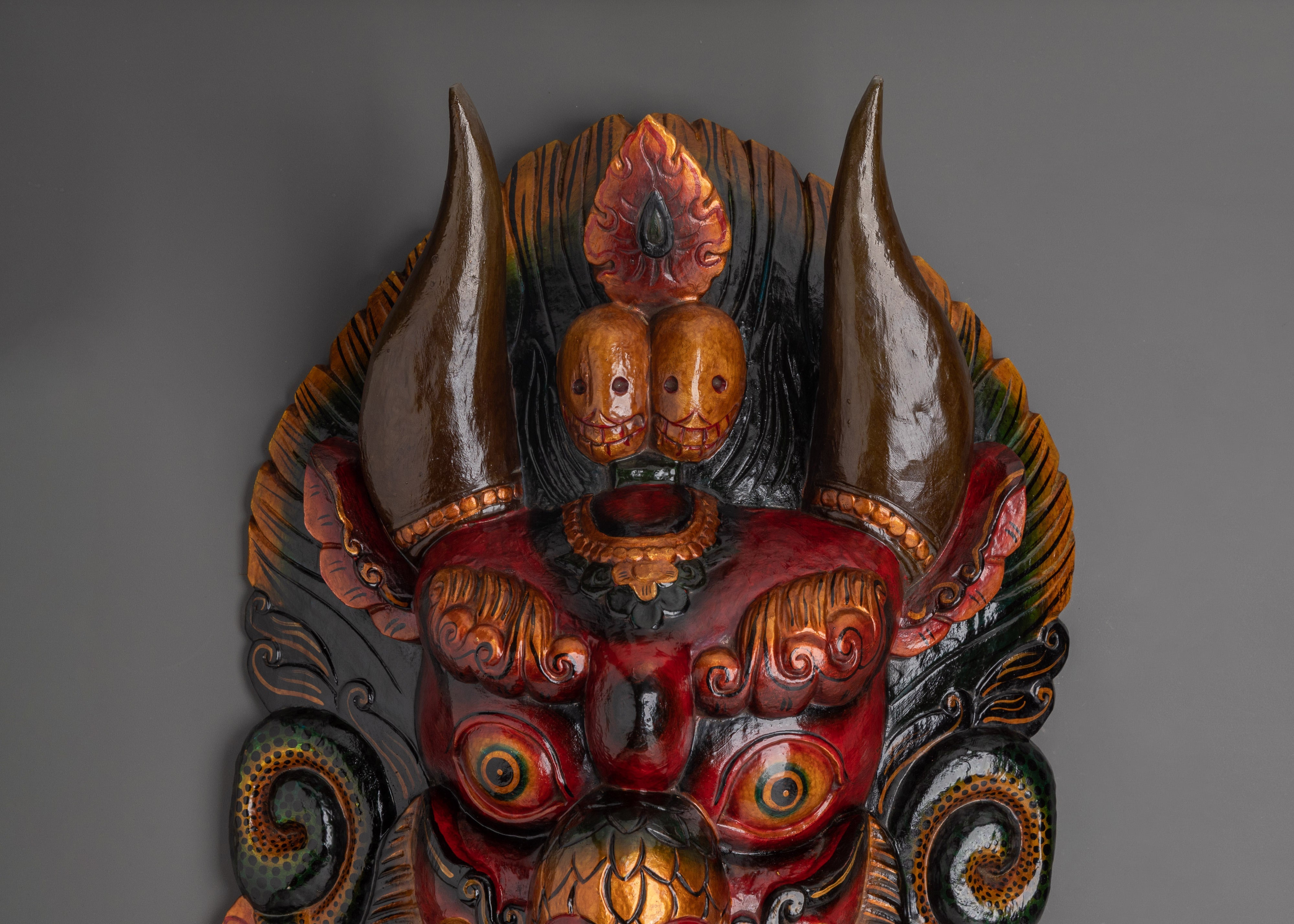 Handcrafted Traditional Mask | Sacred Art Piece