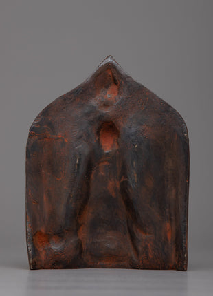 Brass Maitreya Buddha with Disciplies Statue | Harmonious Representation of Buddhist Teachings
