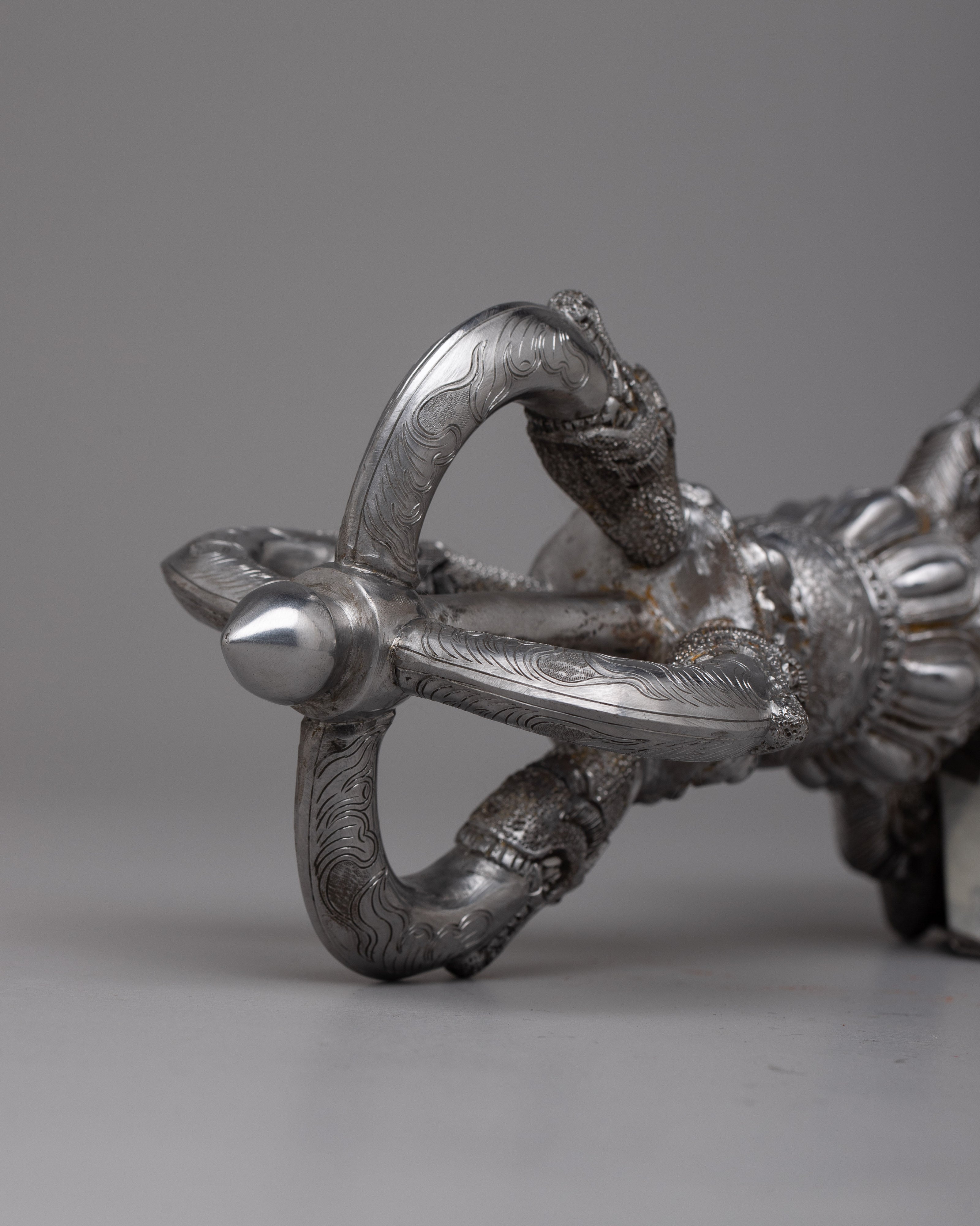 White Iron Vajra | Symbol of Spiritual Authority and Power