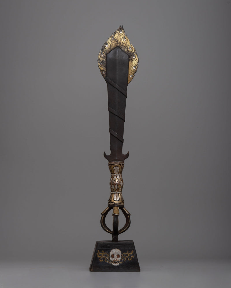 Tibetan Ritual Sword | Handcrafted for Sacred Ceremonies