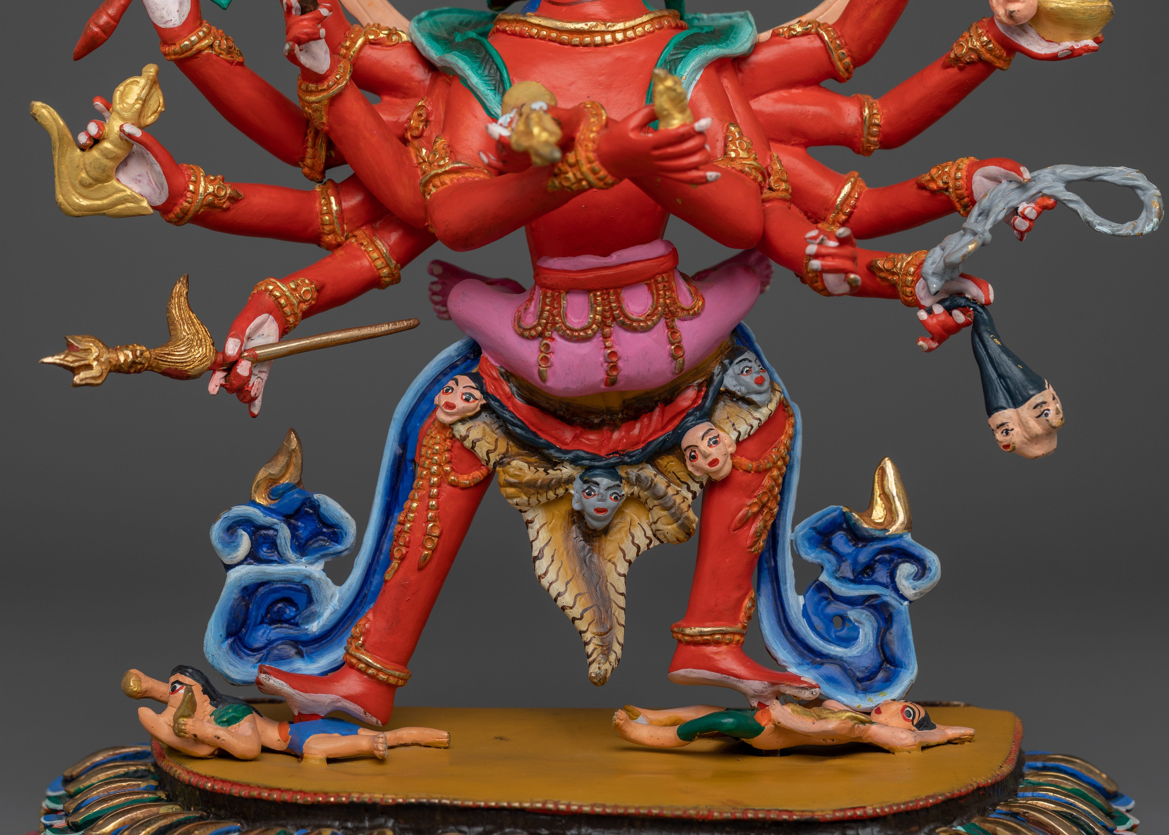 Tibetan Statue of Chakrasamvara | Wheel of Perfect Bliss
