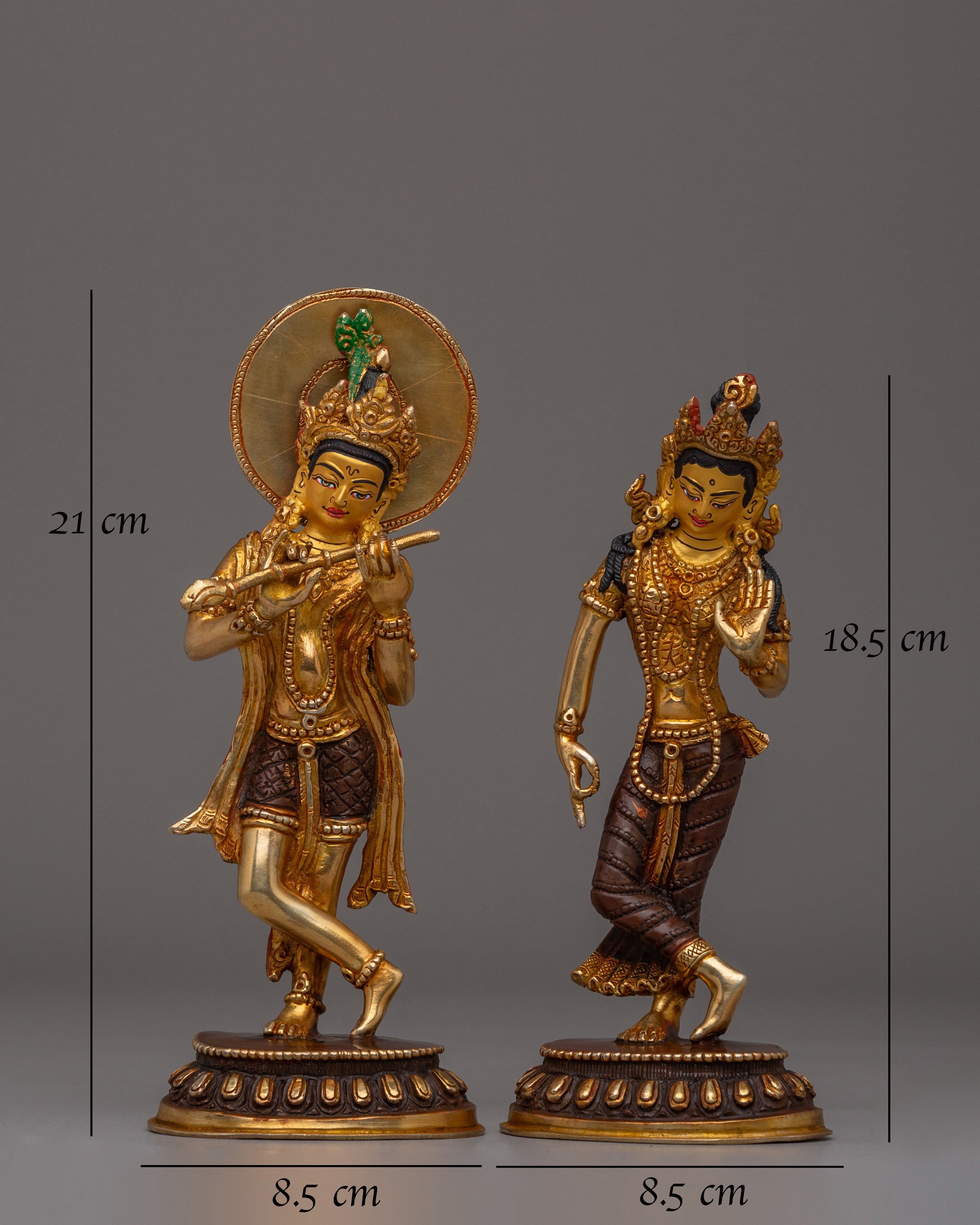 Handmade Radha Krishna Statue | Divine Couple