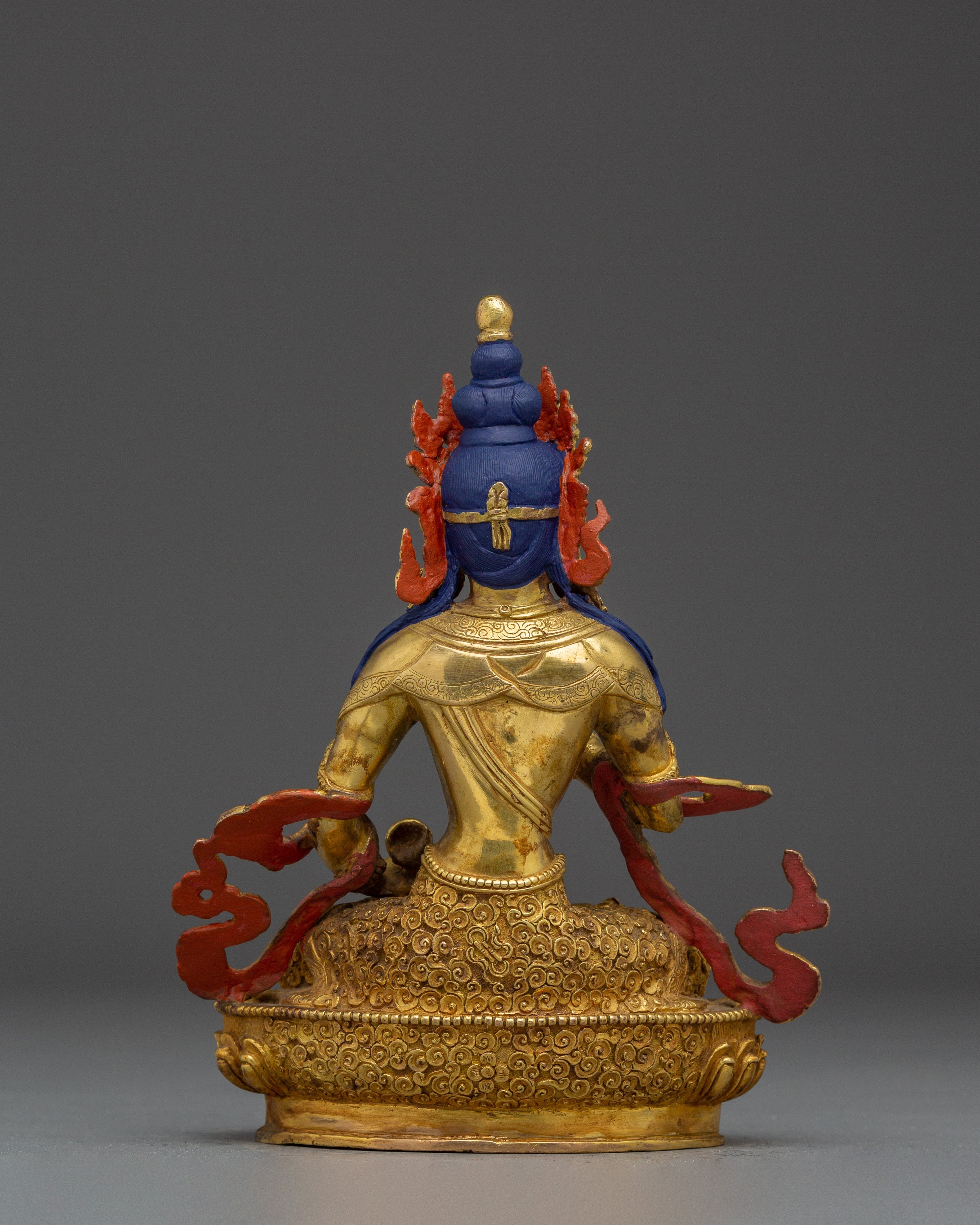 Copper Vajrasattva Sculpture for Spiritual Altar | Tibetan Deity of Purification and Wisdom