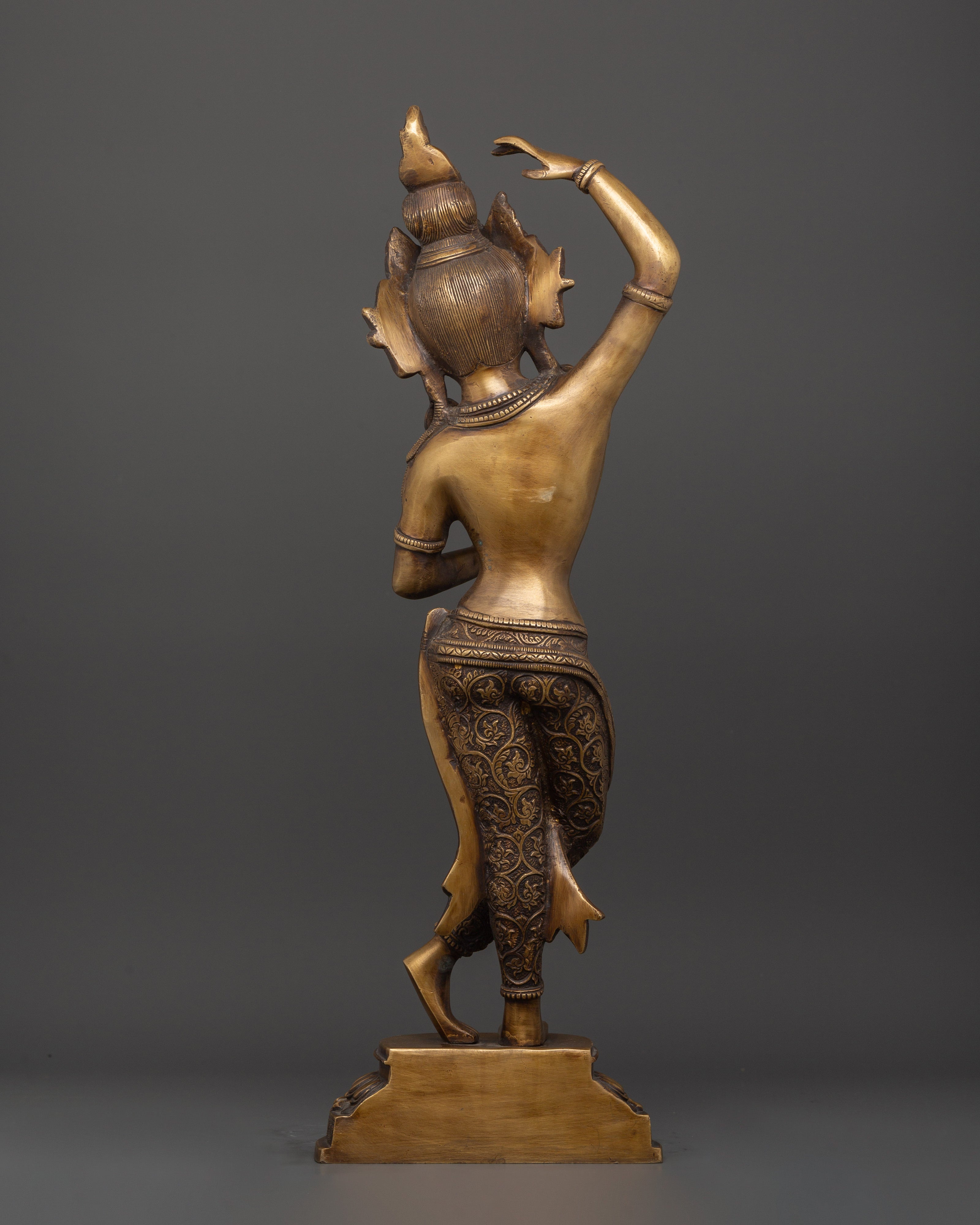 Standing Maya Devi Sculpture for Altar | Buddhist Art for Serenity