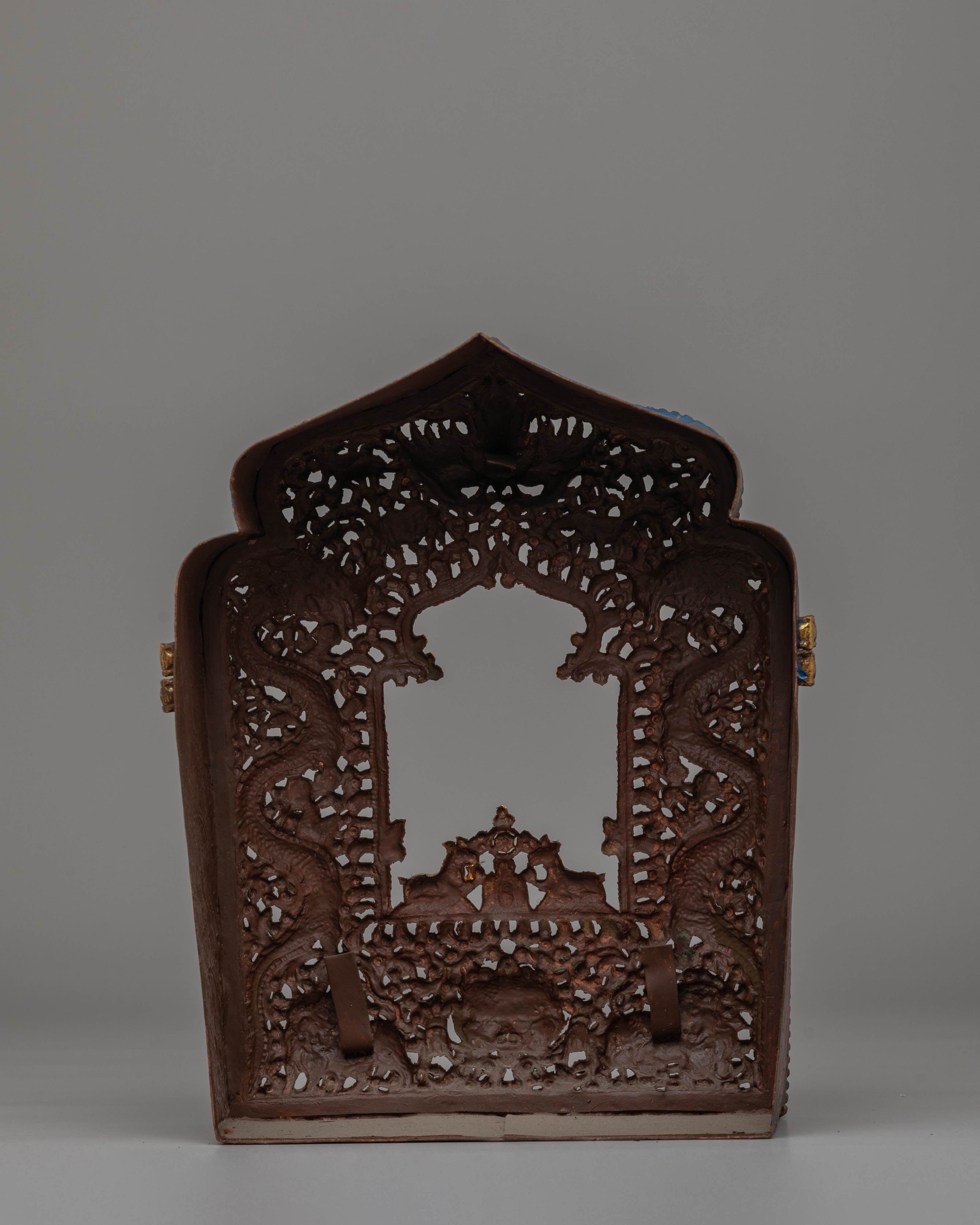 Handcrafted Ghau Box for Buddhist Ritual | Meditation Box