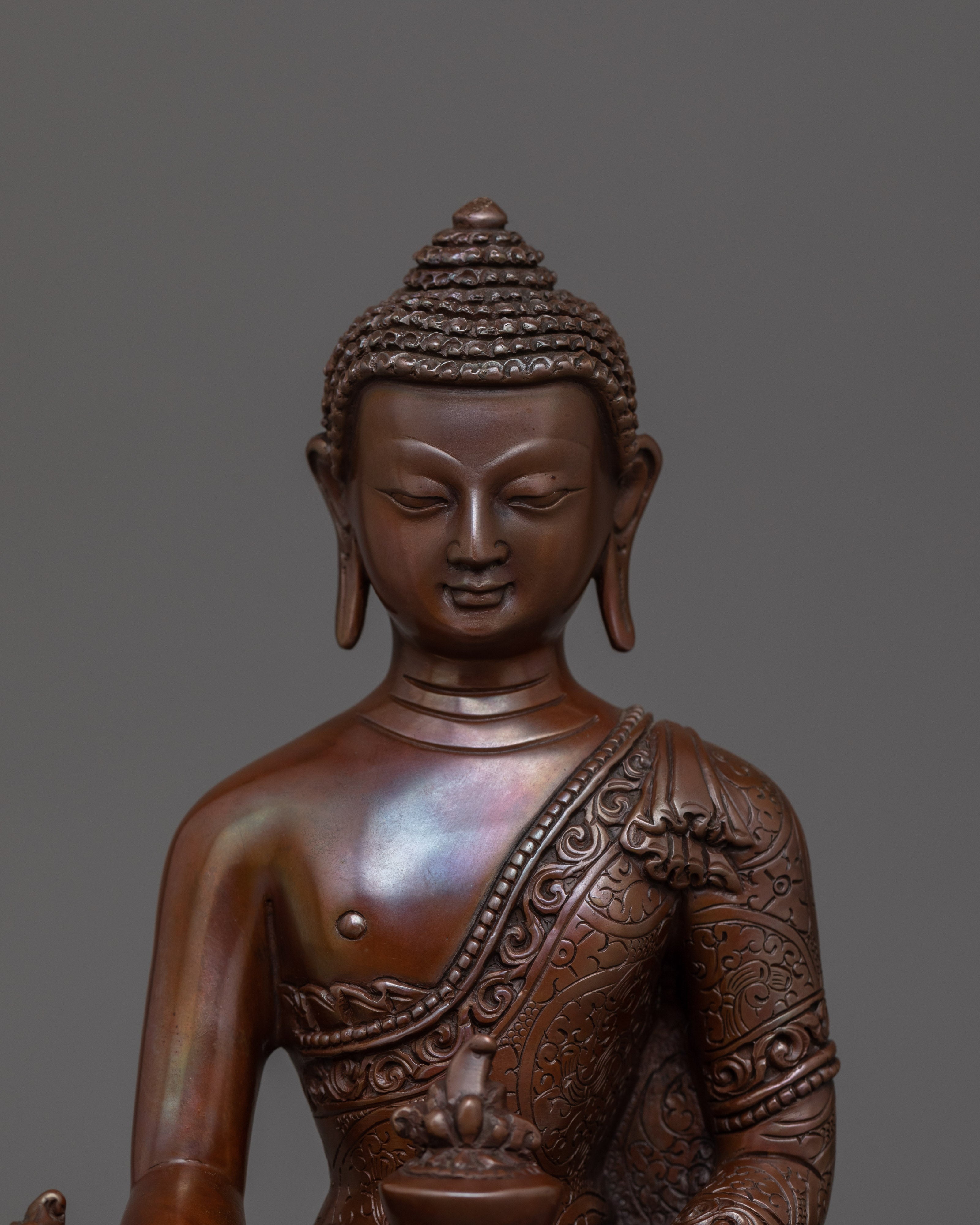 Handmade Sculpture of Medicine Buddha | The Buddha of Universal Healing