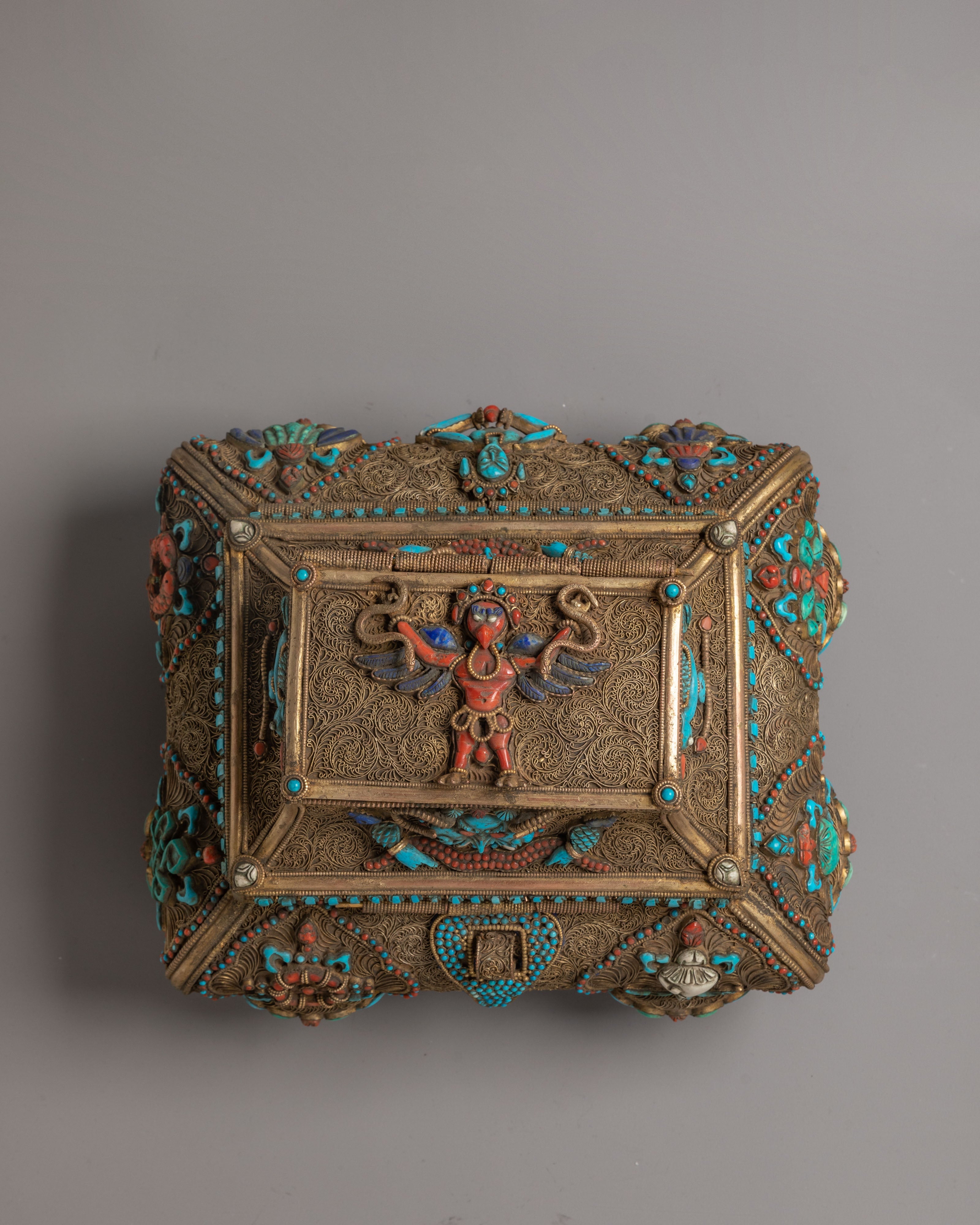 Handmade Tibetan Treasure Box Set | Himalayan Ritual Boxes