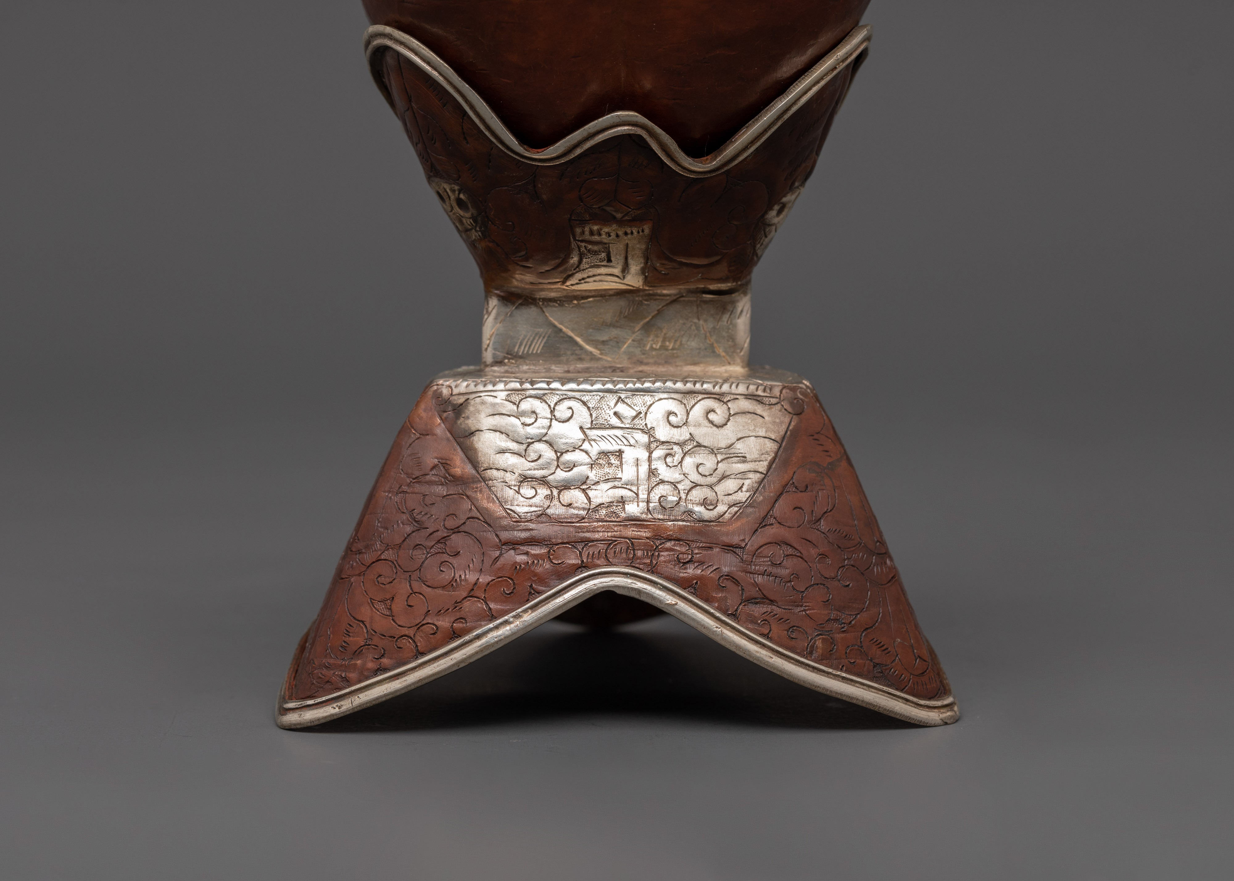 Sacred Tibetan Kapala Ritual Cup | For Offerings and Meditation Practices