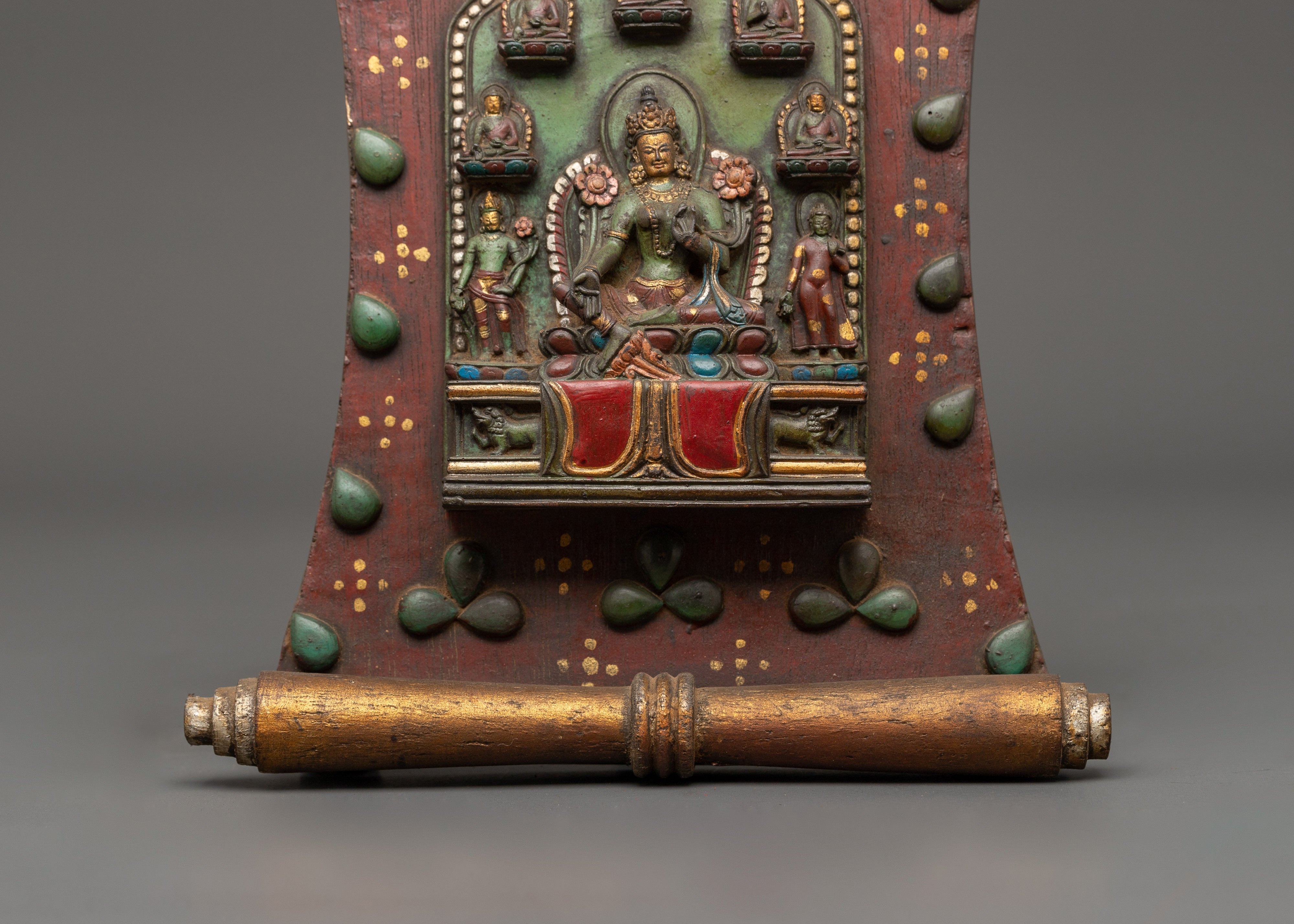 Green Tara Wall Craft Decor | Tibetan Spiritual Art
