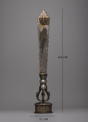 Tibetan Sword of Wisdom | Symbolic Blade for Spiritual Enlightenment