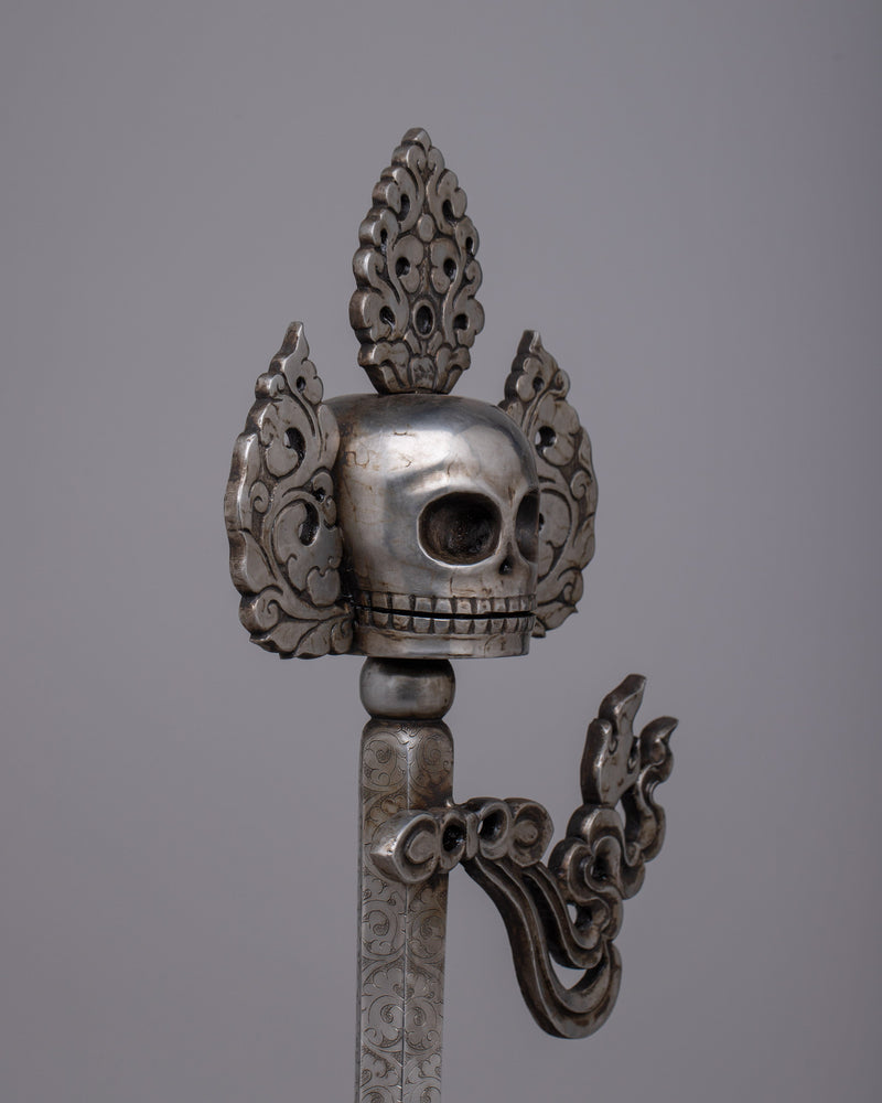 Tibetan Ceremonial Axe |  Enhancing Ritual Practices with Tradition