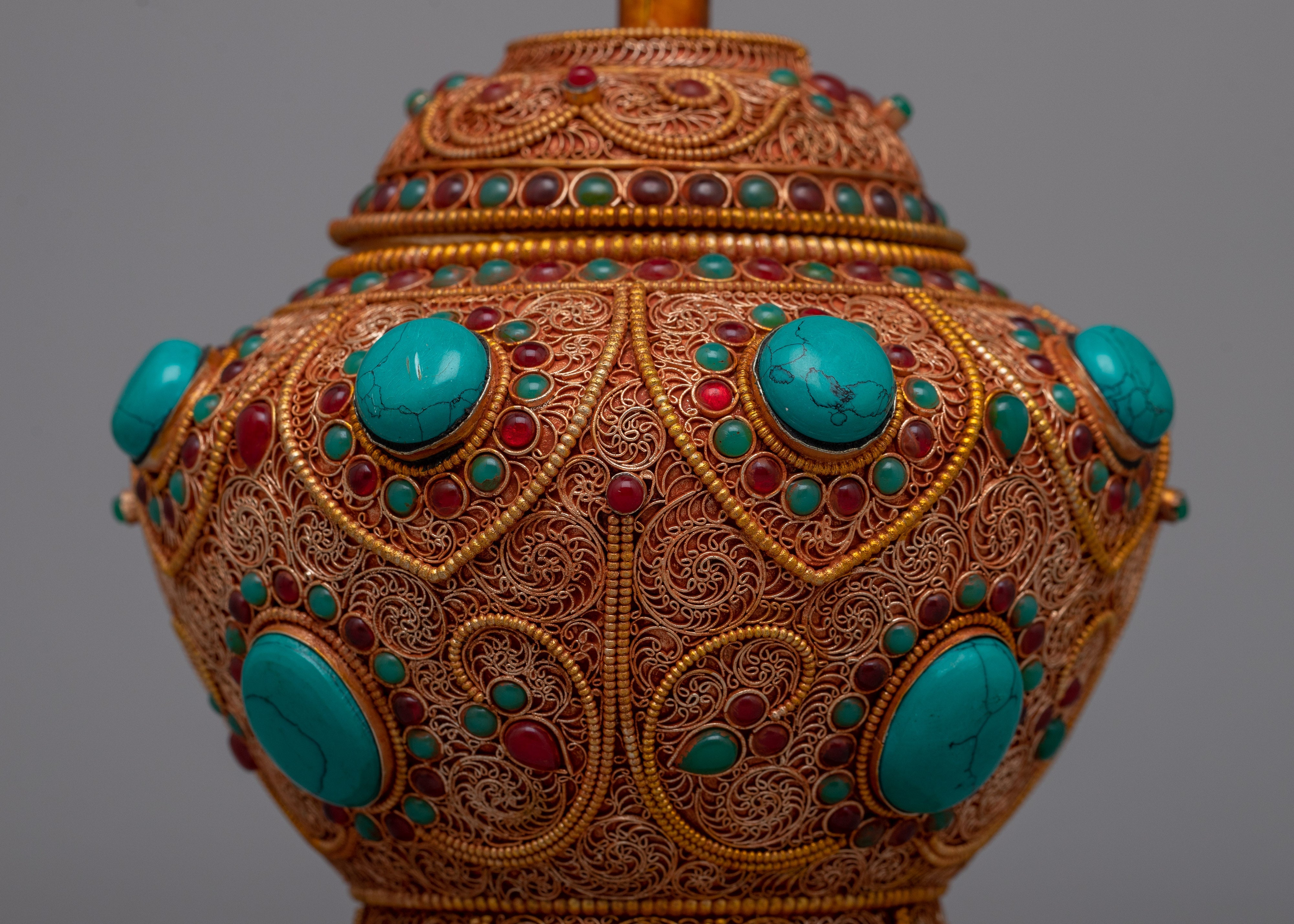 Tibetan Crock Jar | Infuse Your Space with Cultural Charm