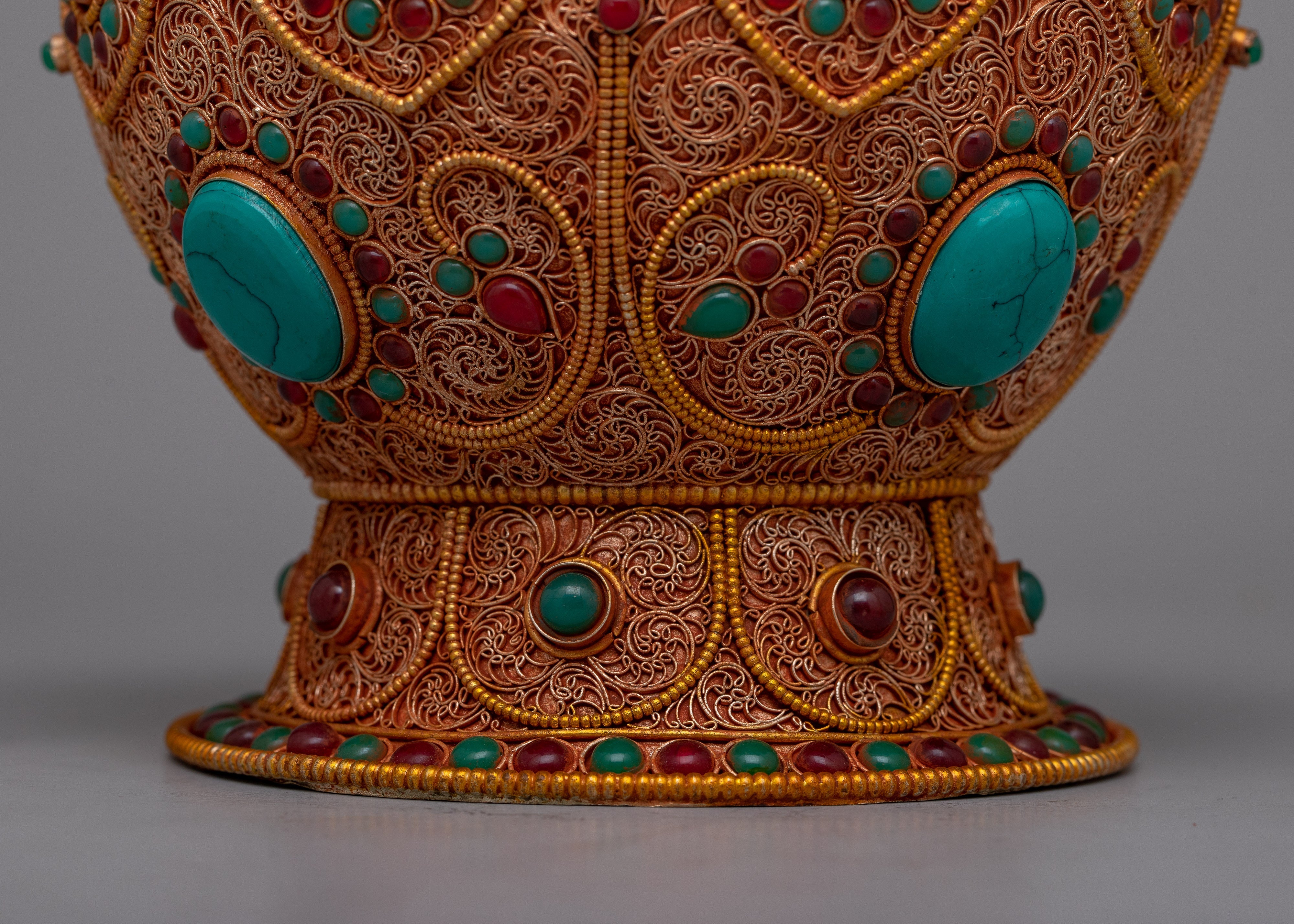 Tibetan Crock Jar | Infuse Your Space with Cultural Charm