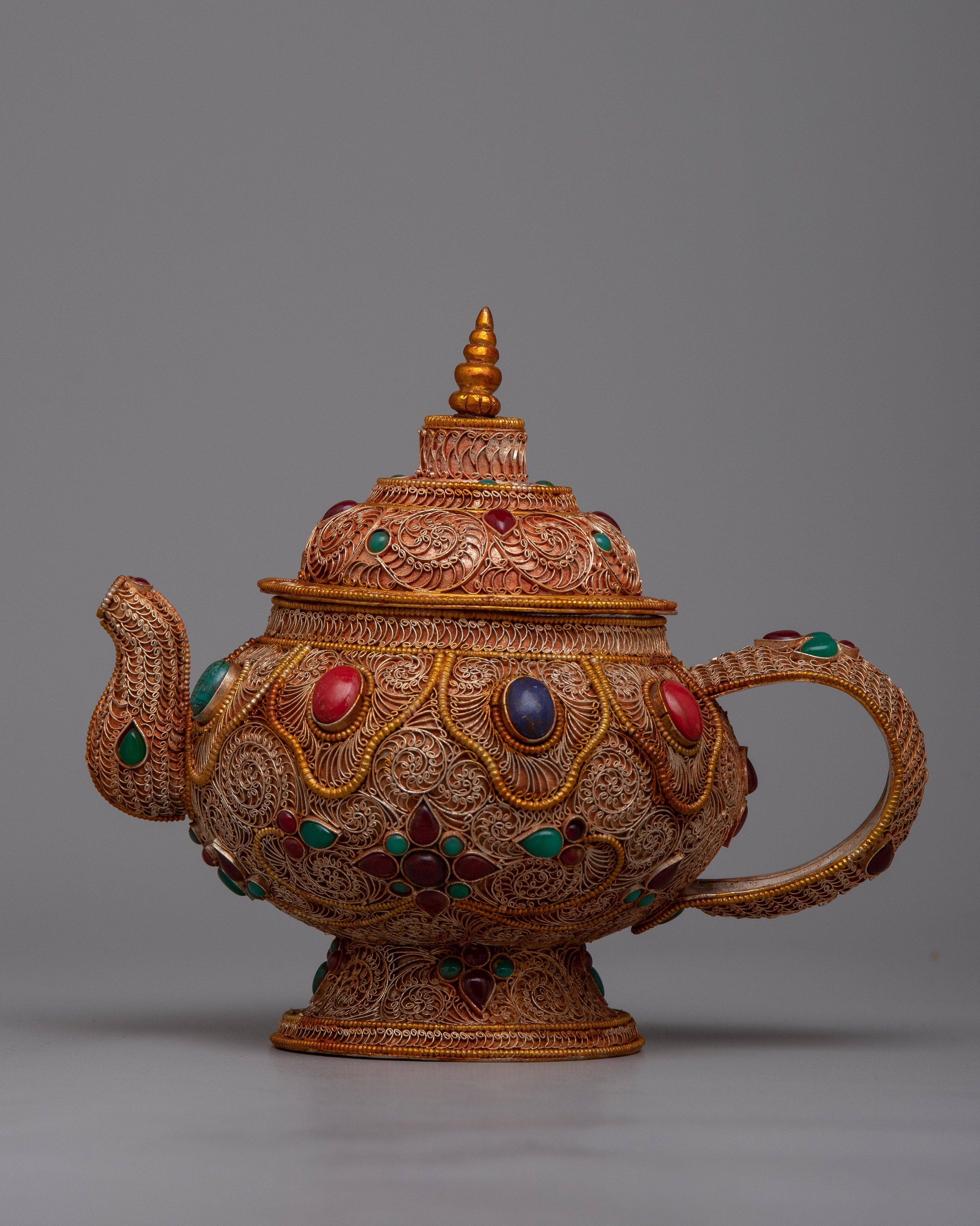 Tibetan Copper Teapot | Copper Teapot Infusing Cultural Charm
