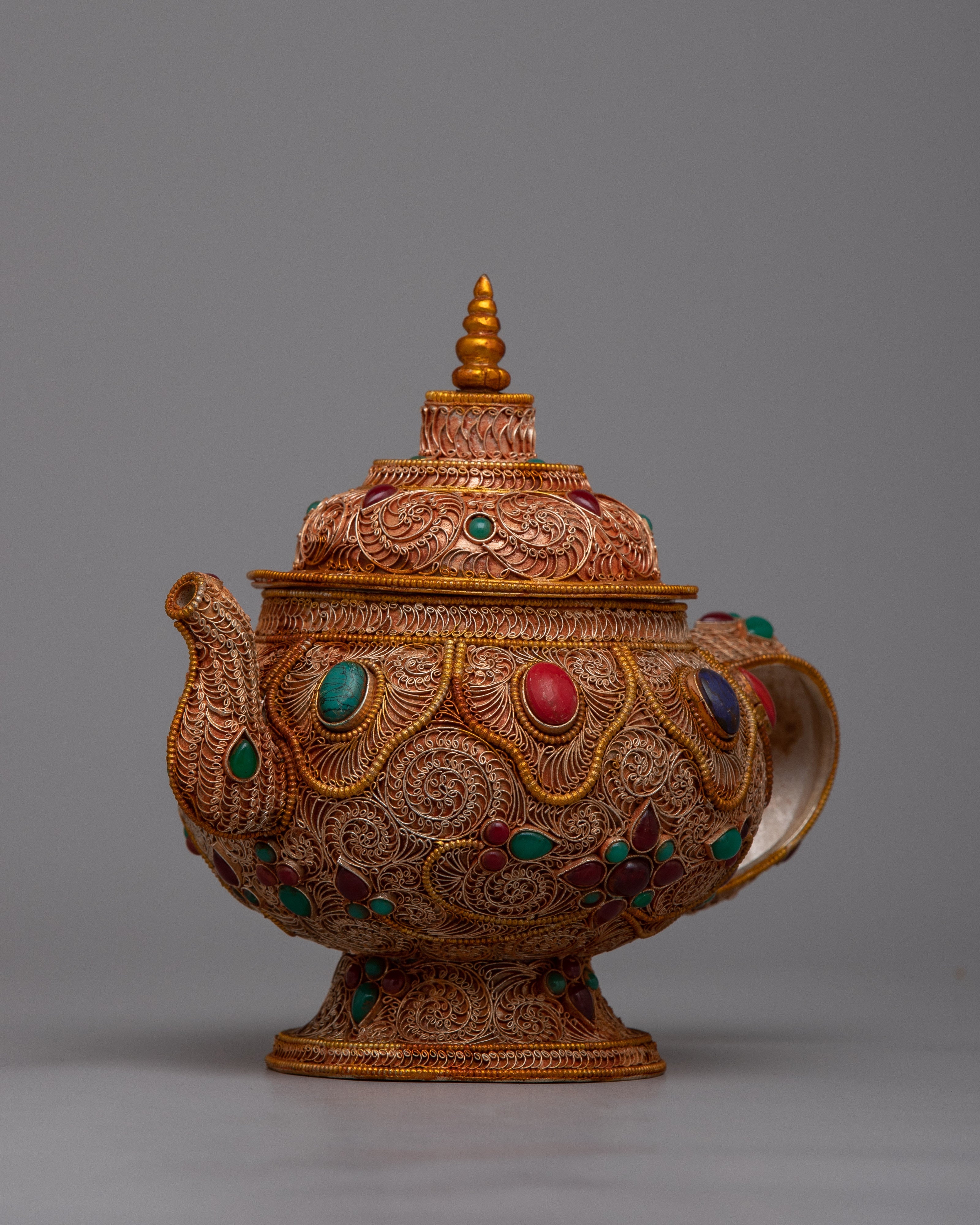 Tibetan Copper Teapot | Copper Teapot Infusing Cultural Charm