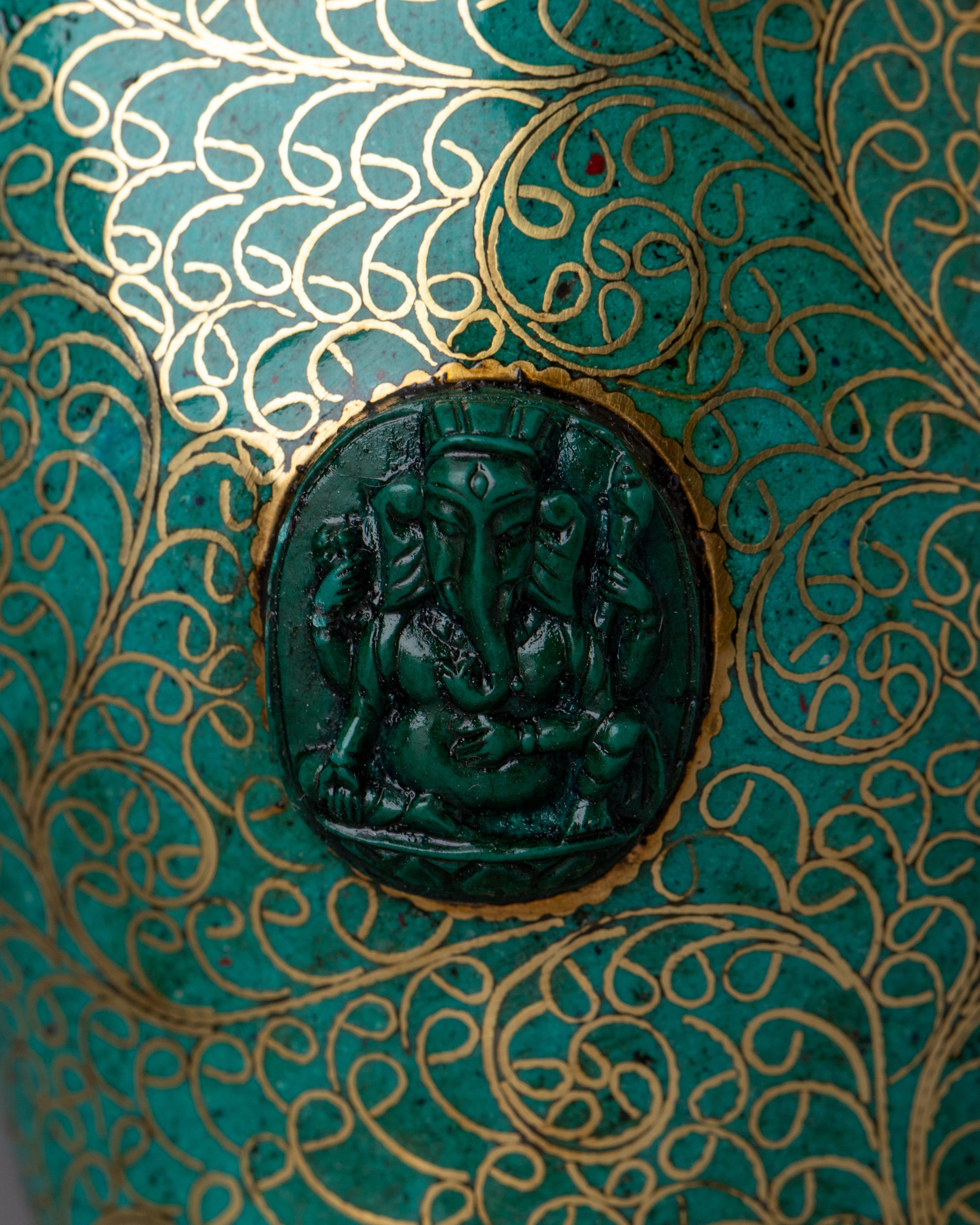 Tibetan Filigree Shanka | Traditional Symbol of Spiritual Sound and Offering