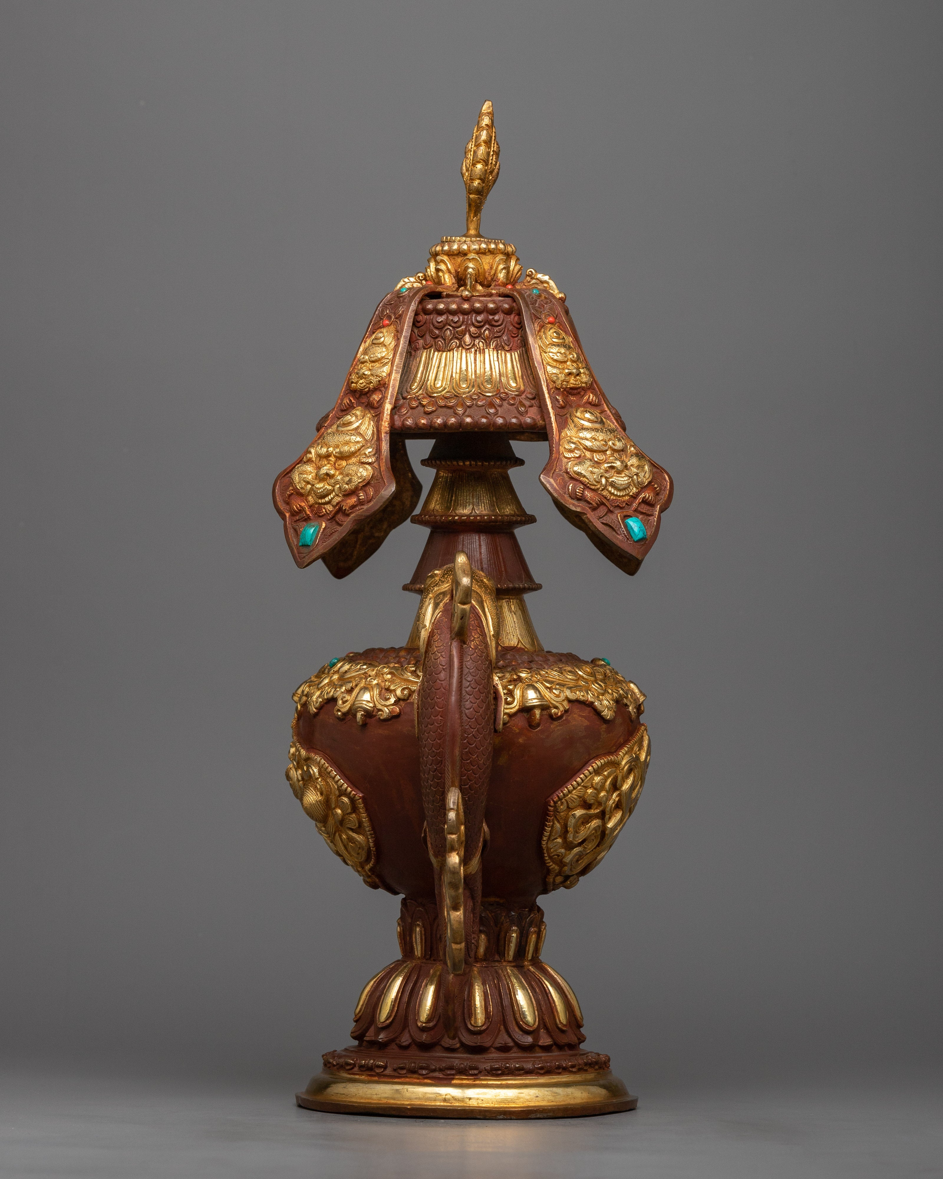 Copper Auspicious Bhumba | Traditional Vessel for Offerings and Rituals