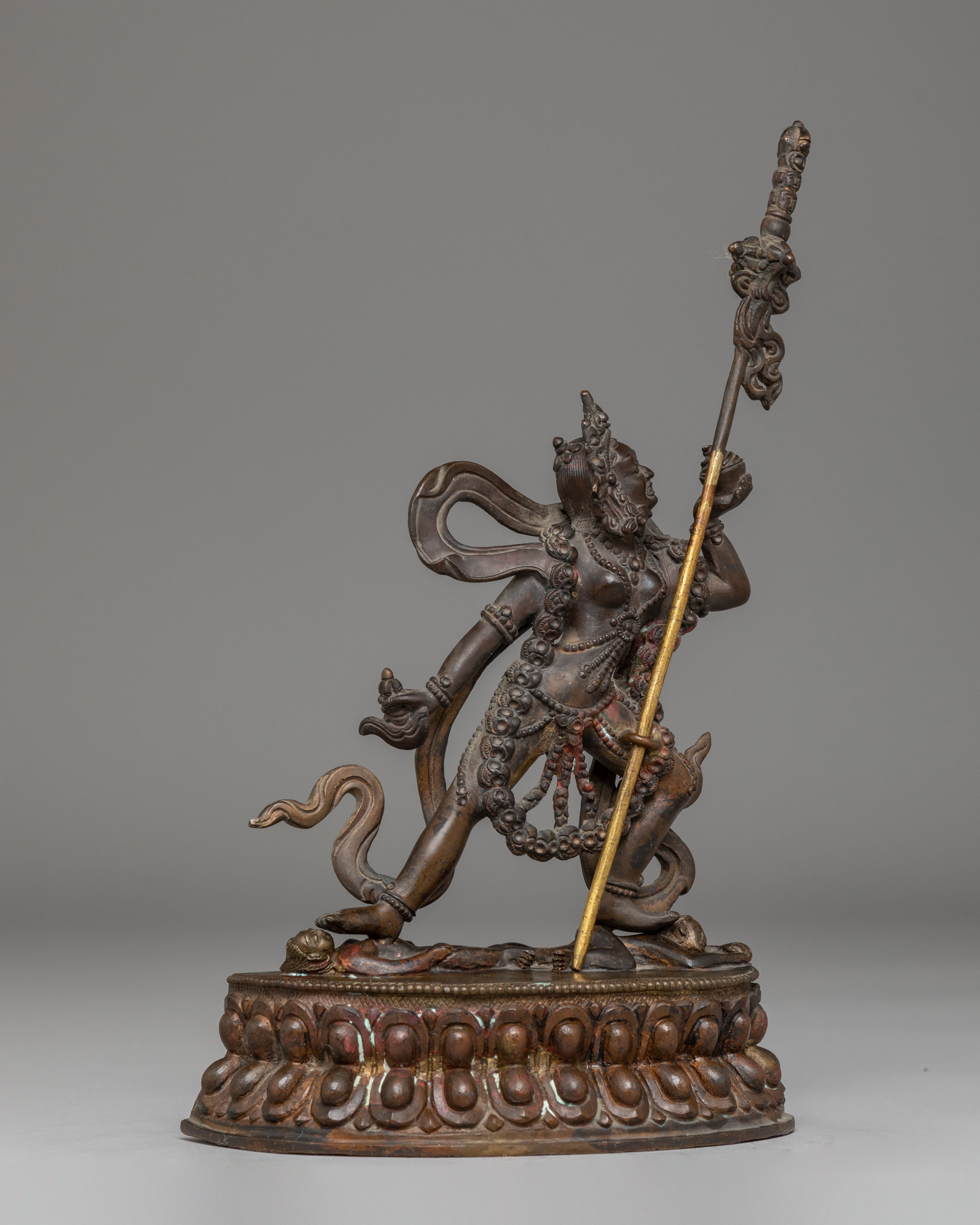 Oxidized Copper Statue of Vajrayogini | The Queen of the Dakinis