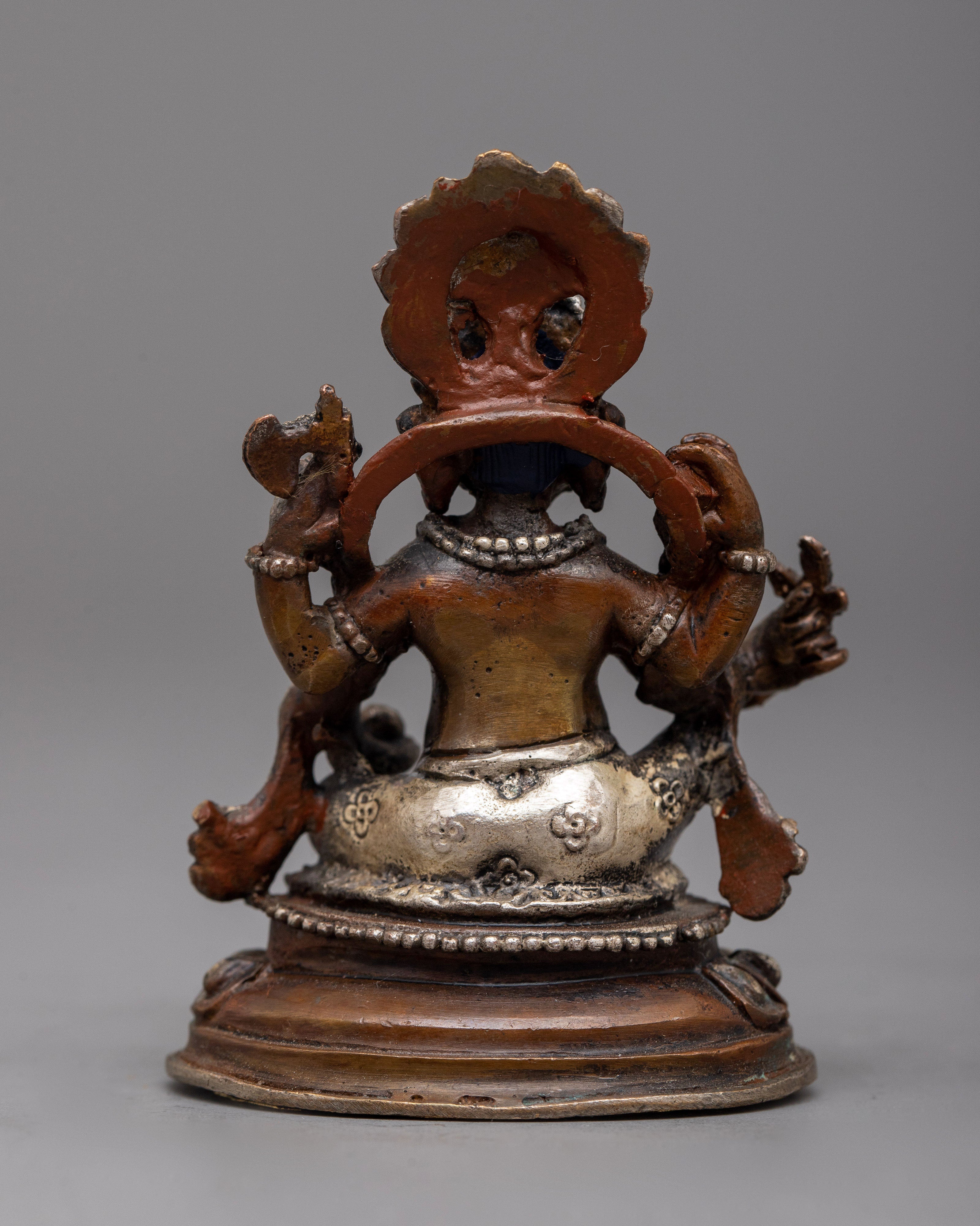 Oxidized Copper Ganesha Statue | Adorable Addition to Your Home Altar