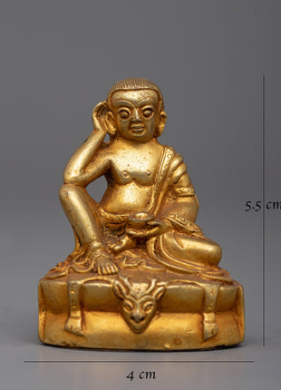 Milarepa Tibetan Yogi Statue | Machine Crafted Spiritual Figurine