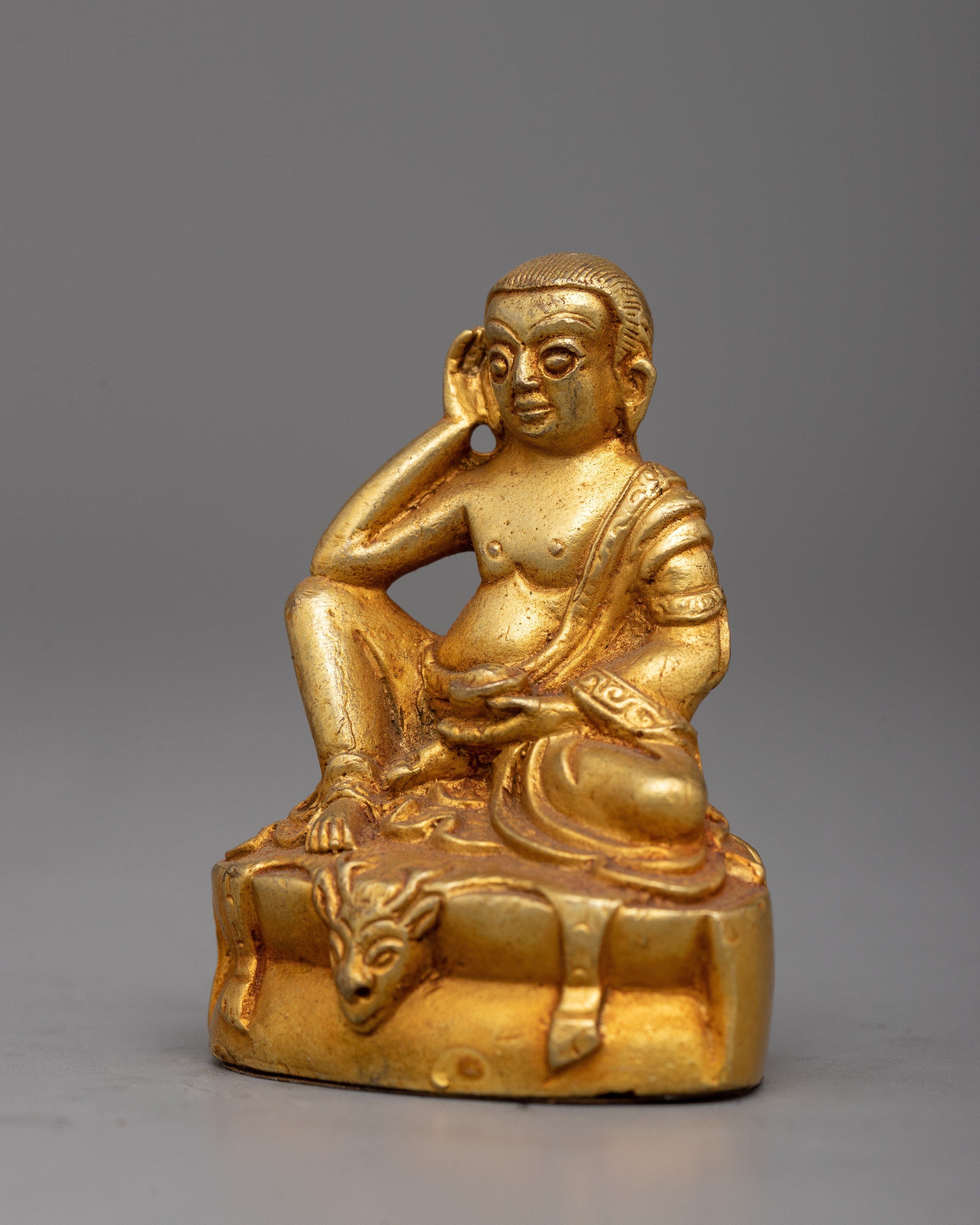 Milarepa Tibetan Yogi Statue | Machine Crafted Spiritual Figurine