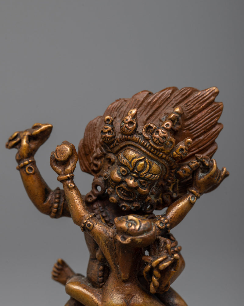 Buddhism Black Dzambhala Statue | Ideal for Spiritual Altars and Home Décor