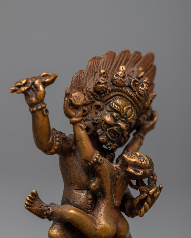 Buddhism Black Dzambhala Statue | Ideal for Spiritual Altars and Home Décor