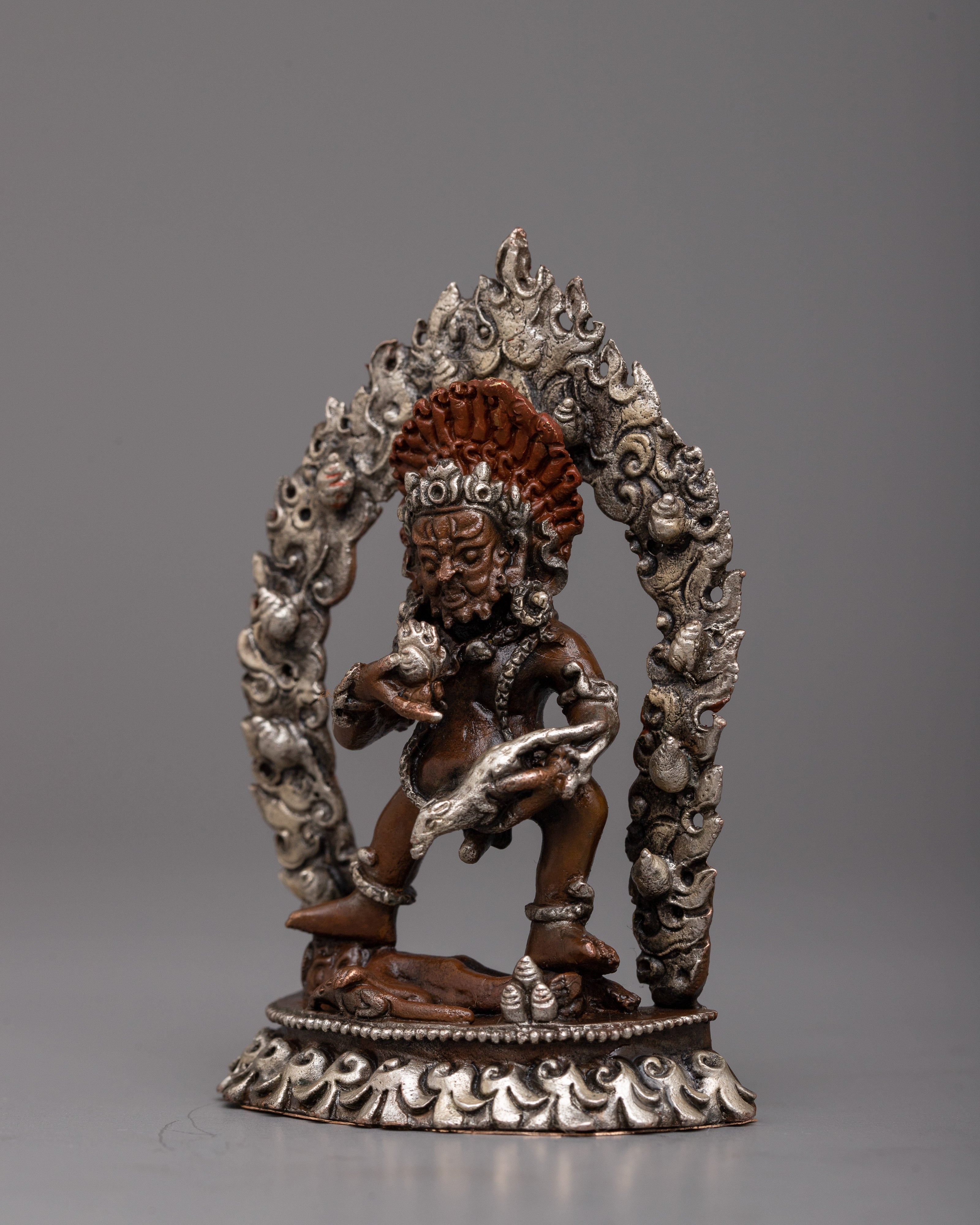 Black Jambhala statue | Perfect for Spiritual Altars and blessing