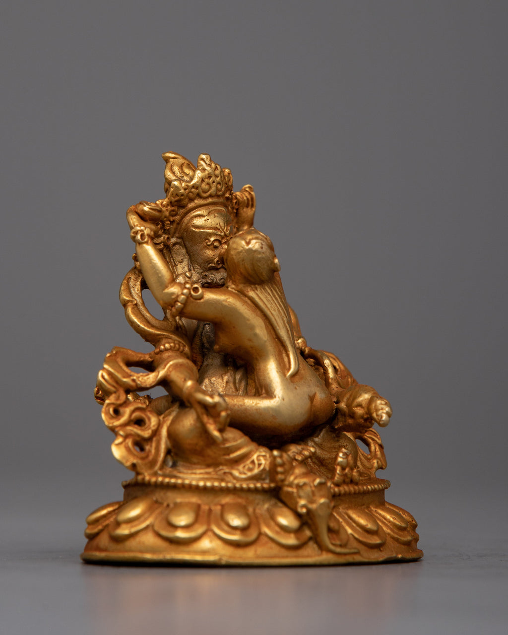 Machine Deity Holy Symbol for Deity Wealth Statue | Machine-Made Dzambhala Figurine