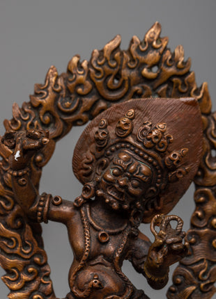 Wrathful Vajrapani Statue | Symbol of Fearlessness & Spiritual Strength