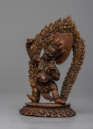 Wrathful Vajrapani Statue | Symbol of Fearlessness & Spiritual Strength