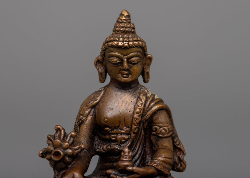 Blue Buddha Medicine Statue | Channeling Healing Energies and Serenity