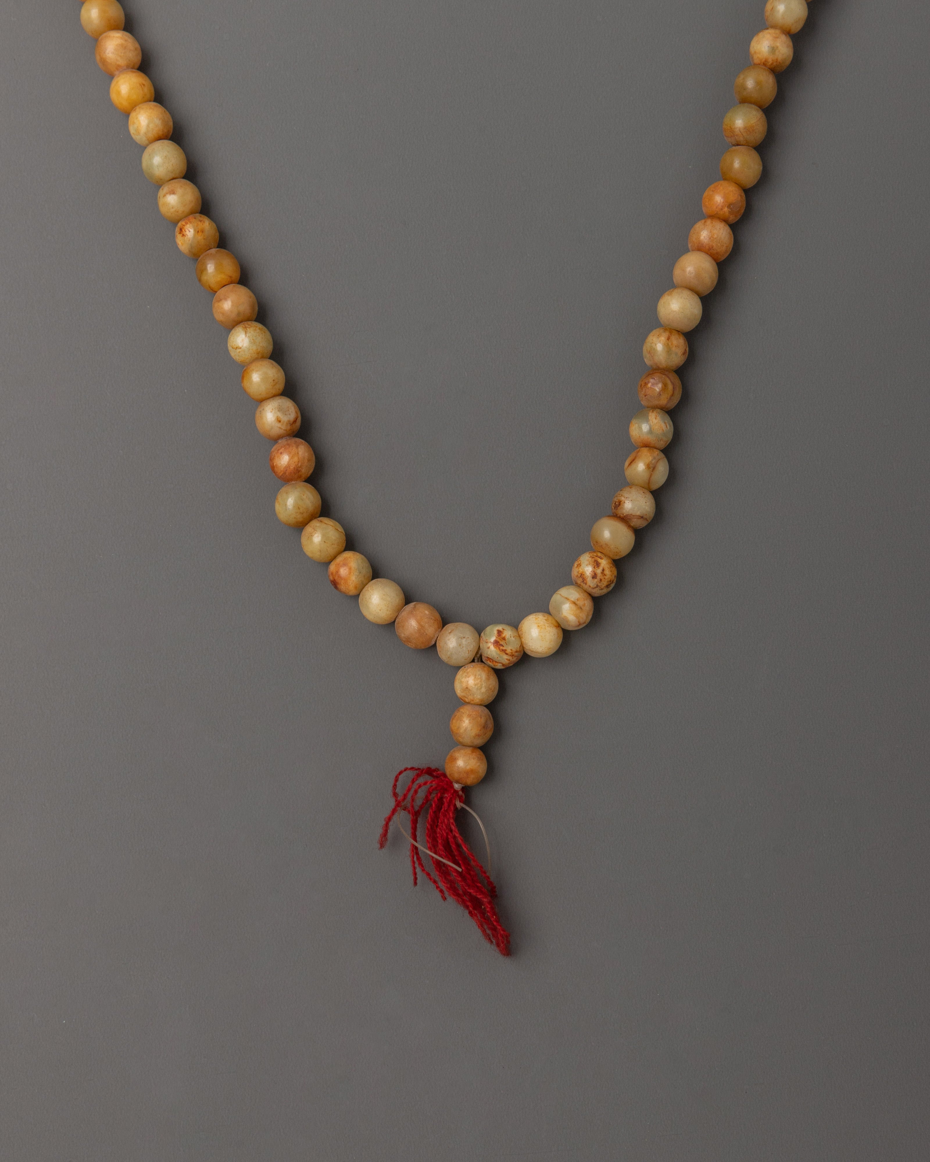 Lotus Seed Mala Beads for Meditation & Spiritual Practice | Sacred Ritual Item